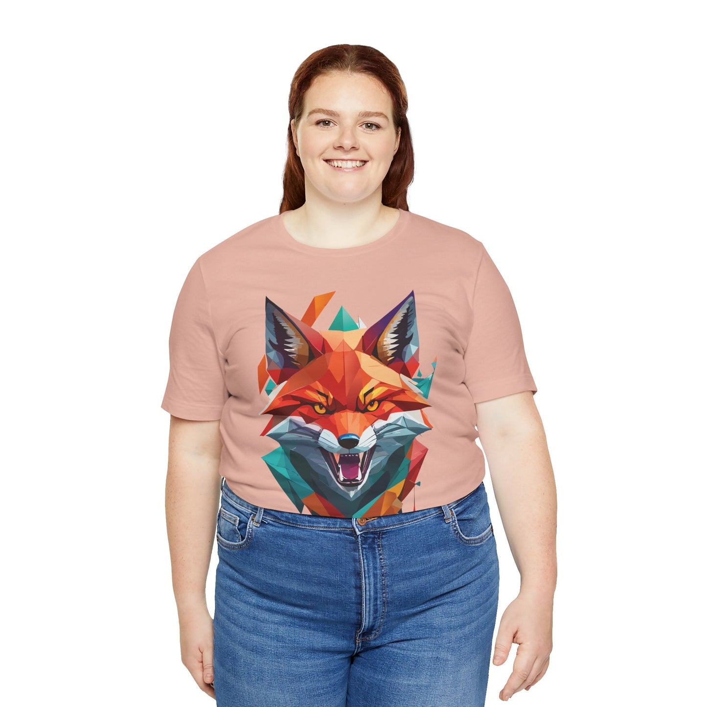 Unisex Animal Print Tee Shirt With Wild Animals Art Design For Men Women Soft Cotton