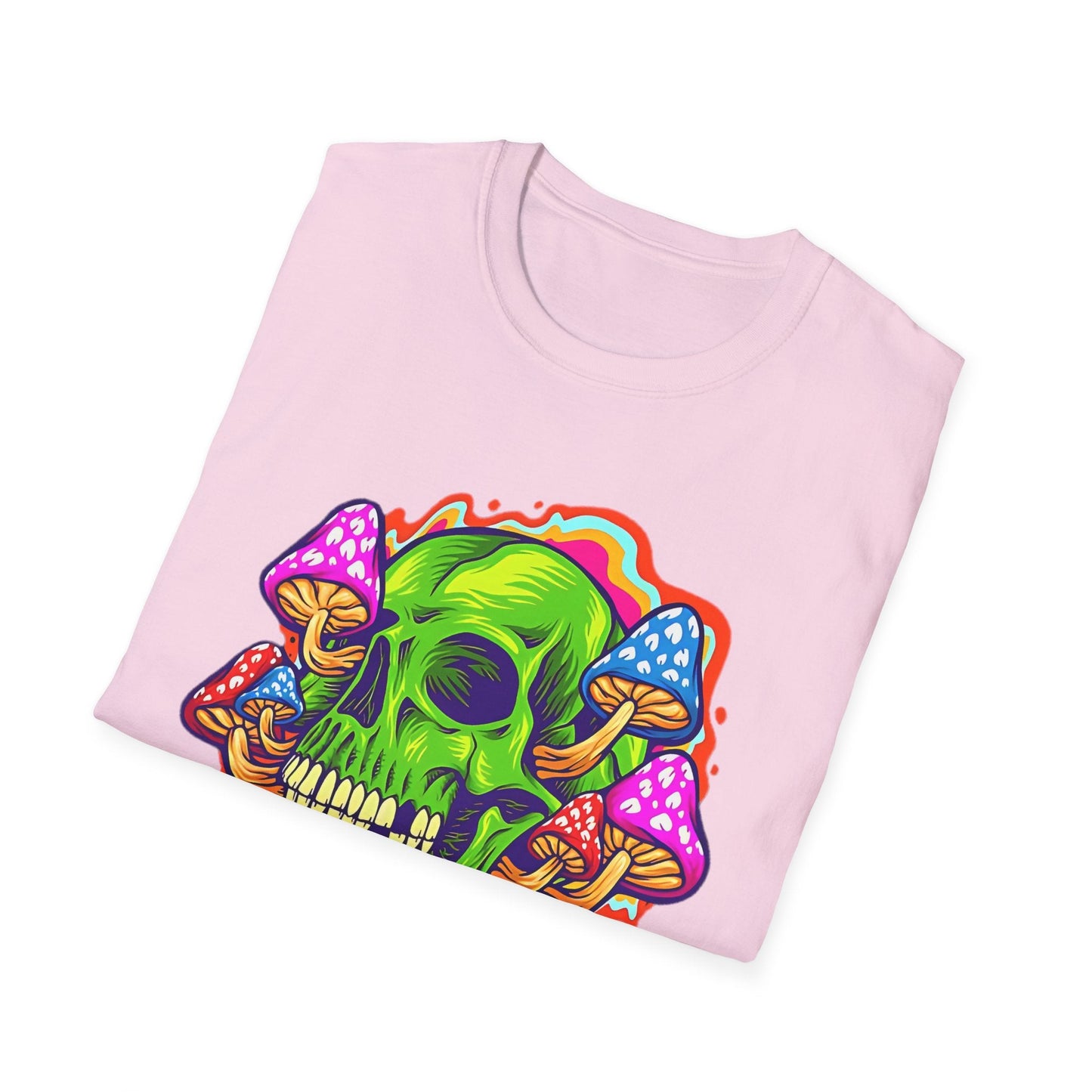 Skull Tee Shirt Unisex Skeleton Shirt With Skull Design Gildan Softstyle 64000 Cotton Tee