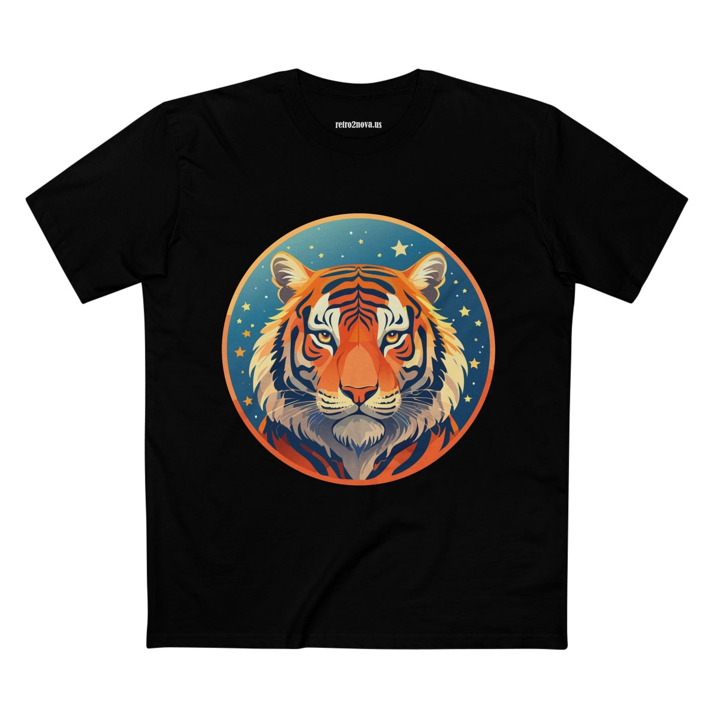 Unisex Premium Cotton Tiger Shirt Art Tee Original Design Animal Shirt Everyday Comfort Handmade Graphic Art Collection