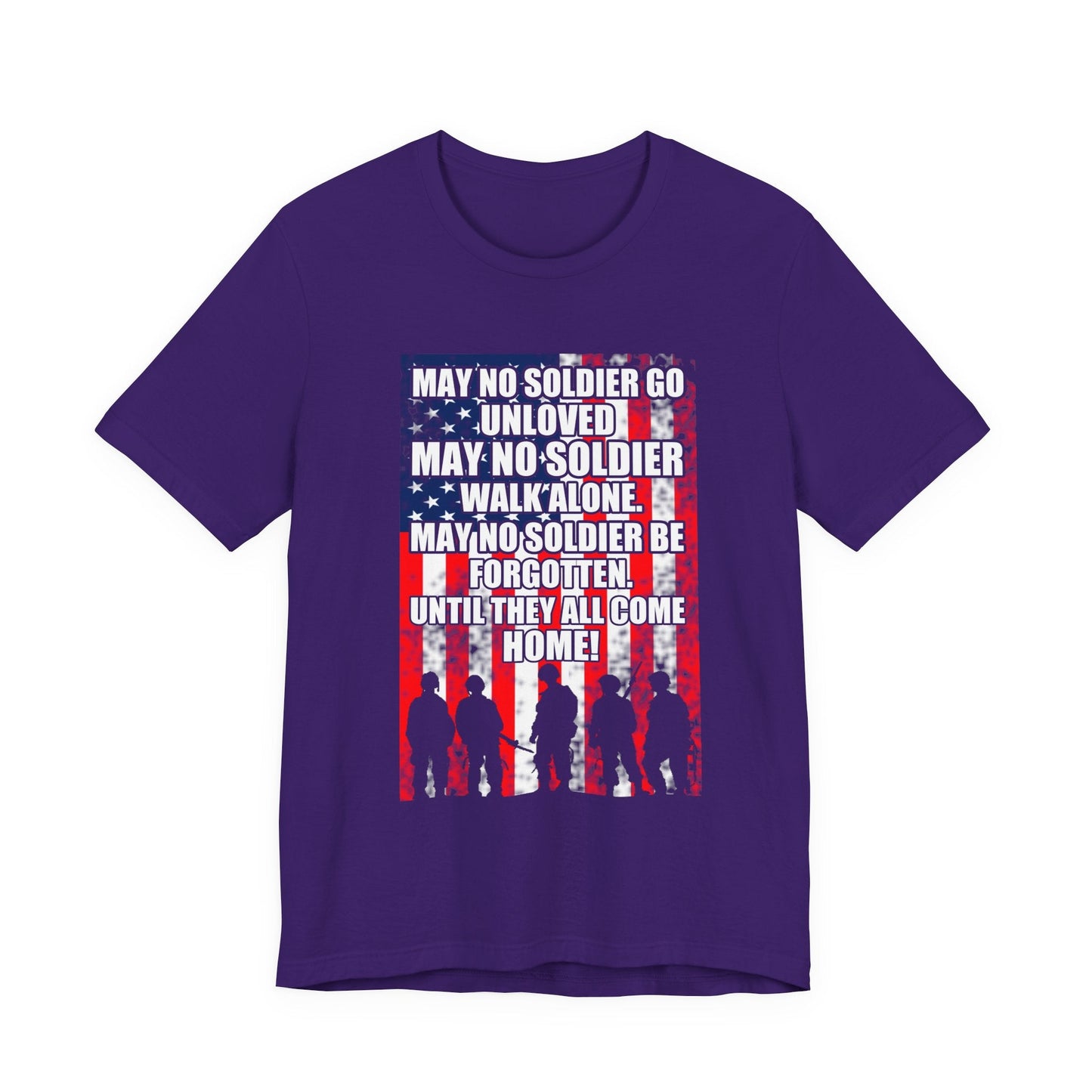 Army Veteran Patriotic Graphic Design Unisex Cotton T-Shirt v49