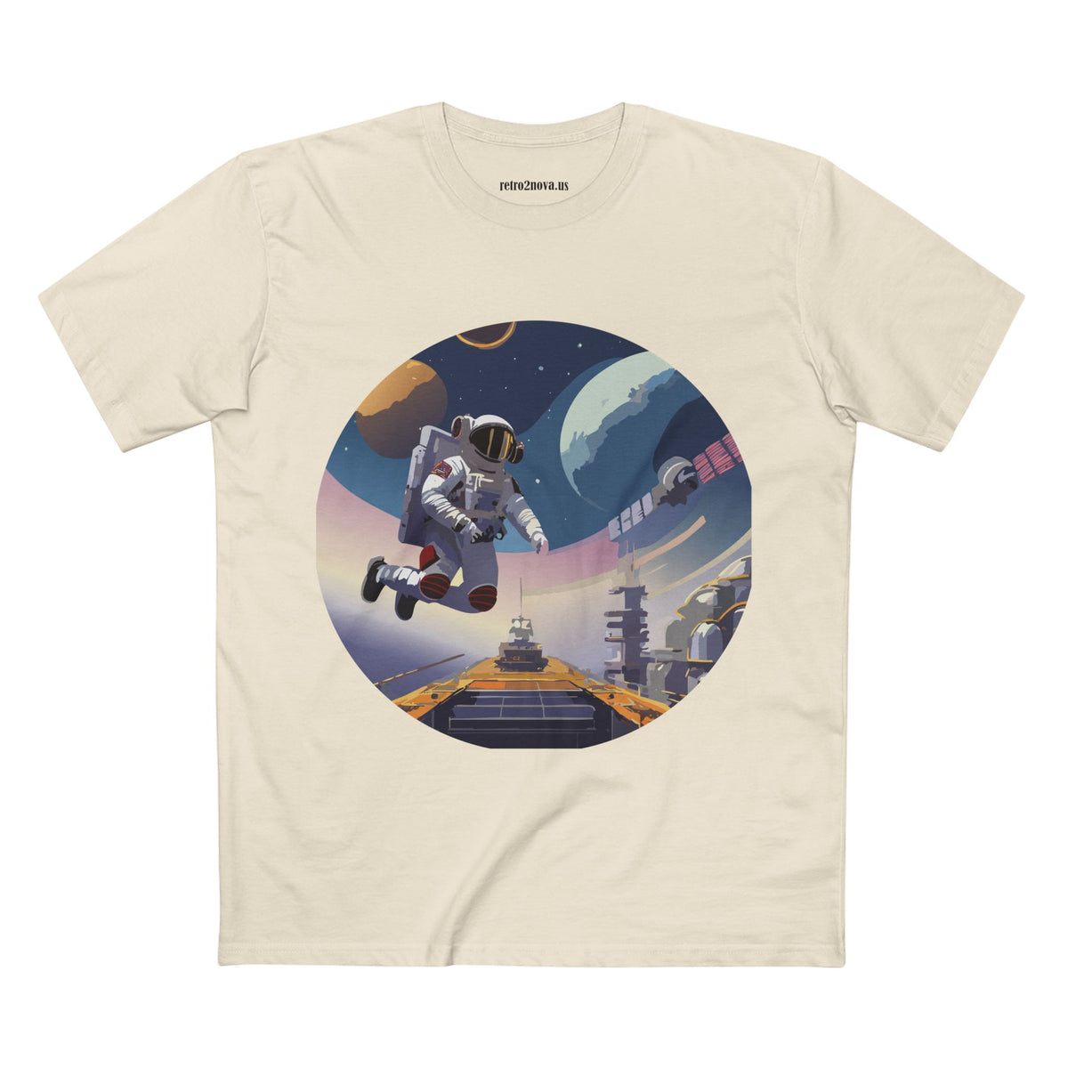 Cosmos Astronaut Graphic Tee Staple Unisex 100 Cotton Tee Shirt - CS-31