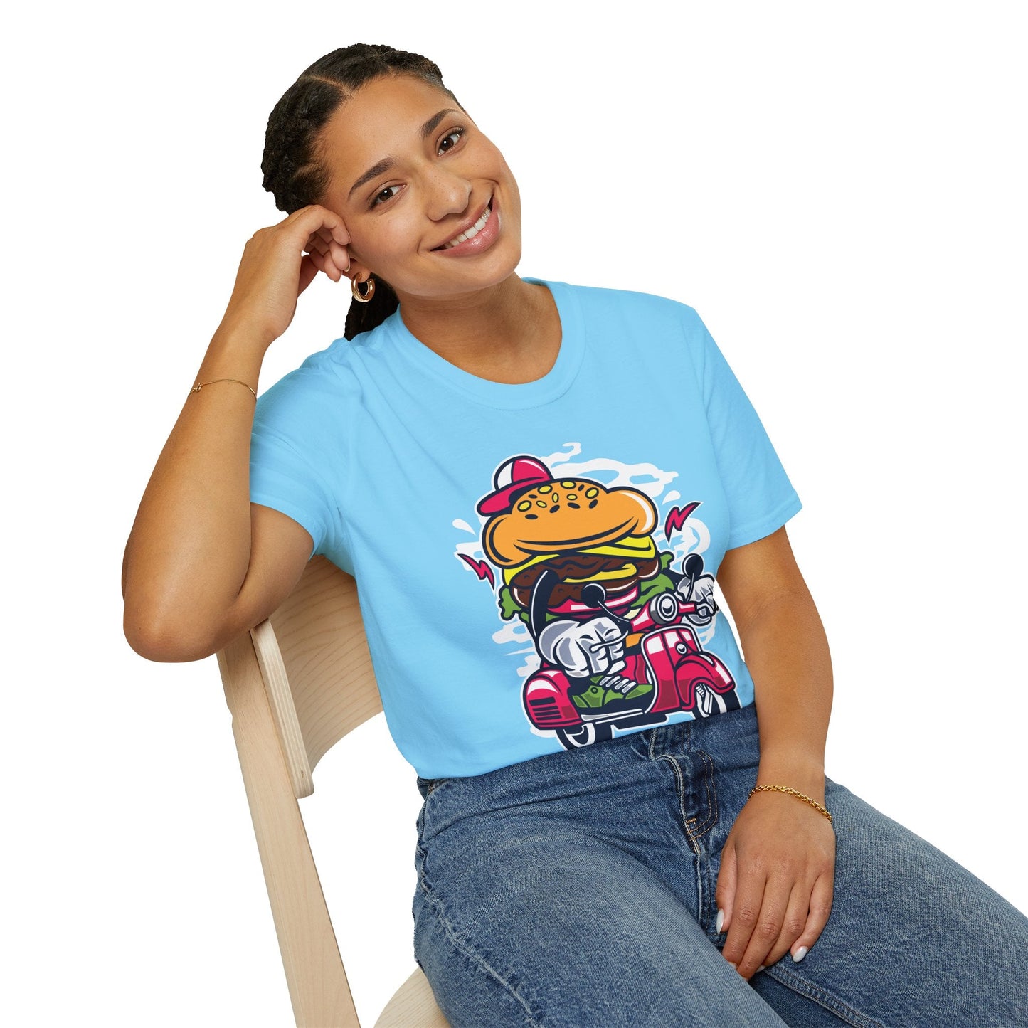 Cartoon T Shirt Animation Tee Funny Unisex Softstyle Gildan 64000 100 Percent Ring Spun Cotton