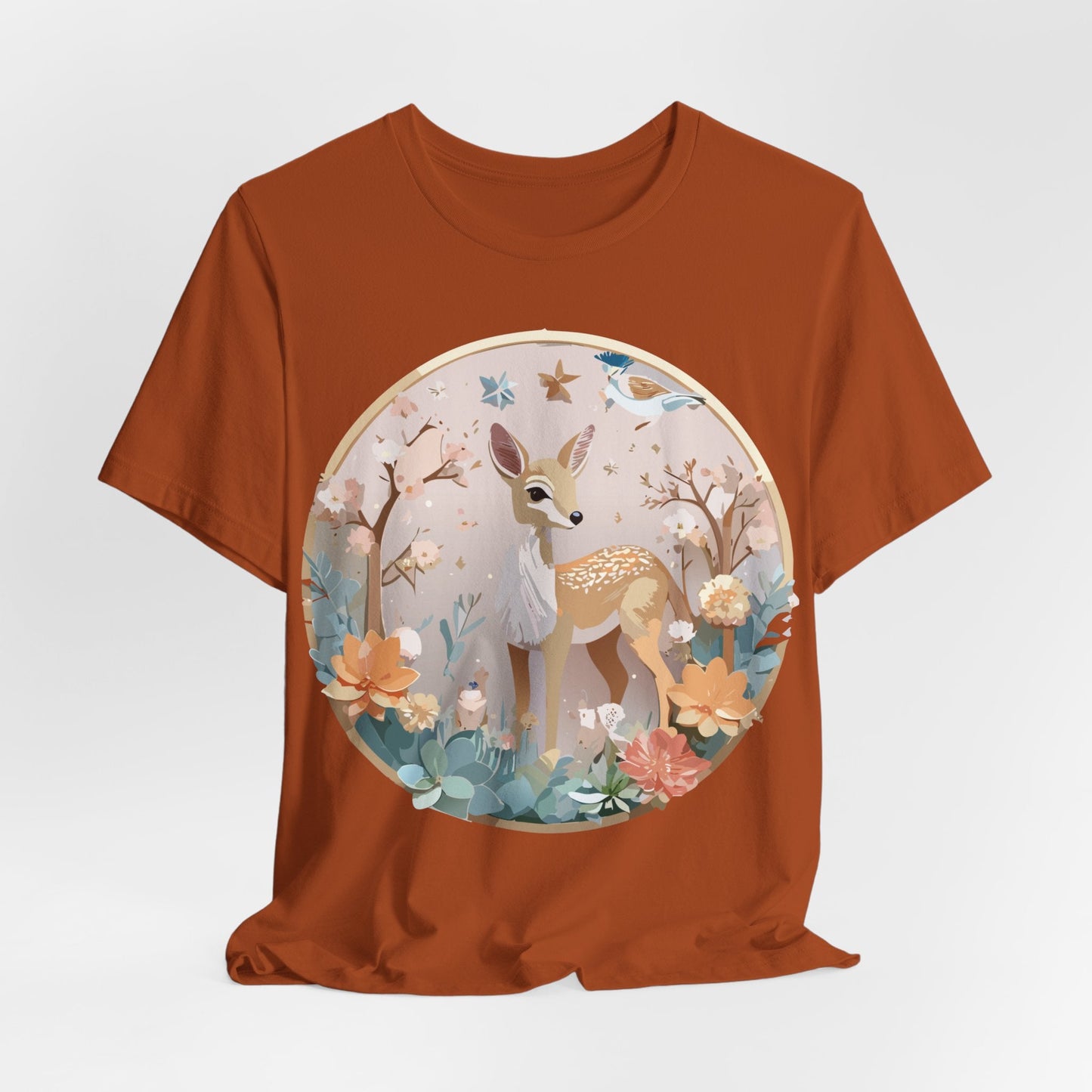 Adelpha Medallion Shirt Unisex Graphic Tee Vintage Inspired Art Design Short Sleeve T Shirt