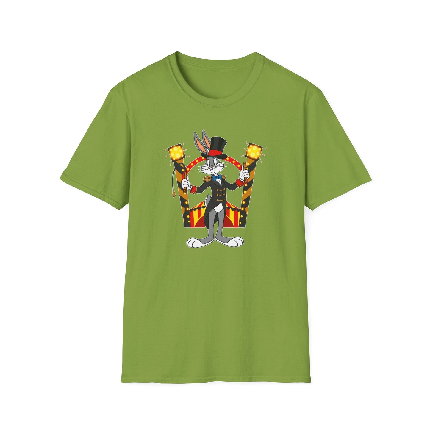 Bugs Bunny T Shirt Unisex Cartoon Tee Gildan Softstyle 64000 Tee Comfort Cotton Fabric
