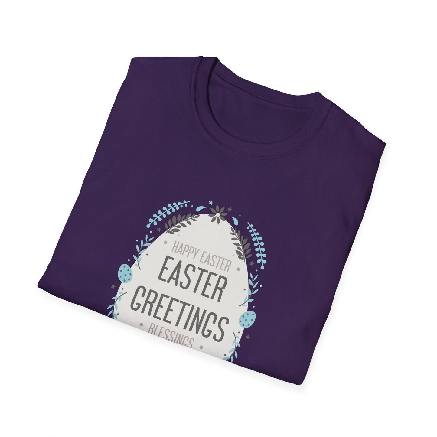 Gildan Easter Unisex Softstyle 64000 T Shirt With Easter Print Design Short Sleeve Tee Edition