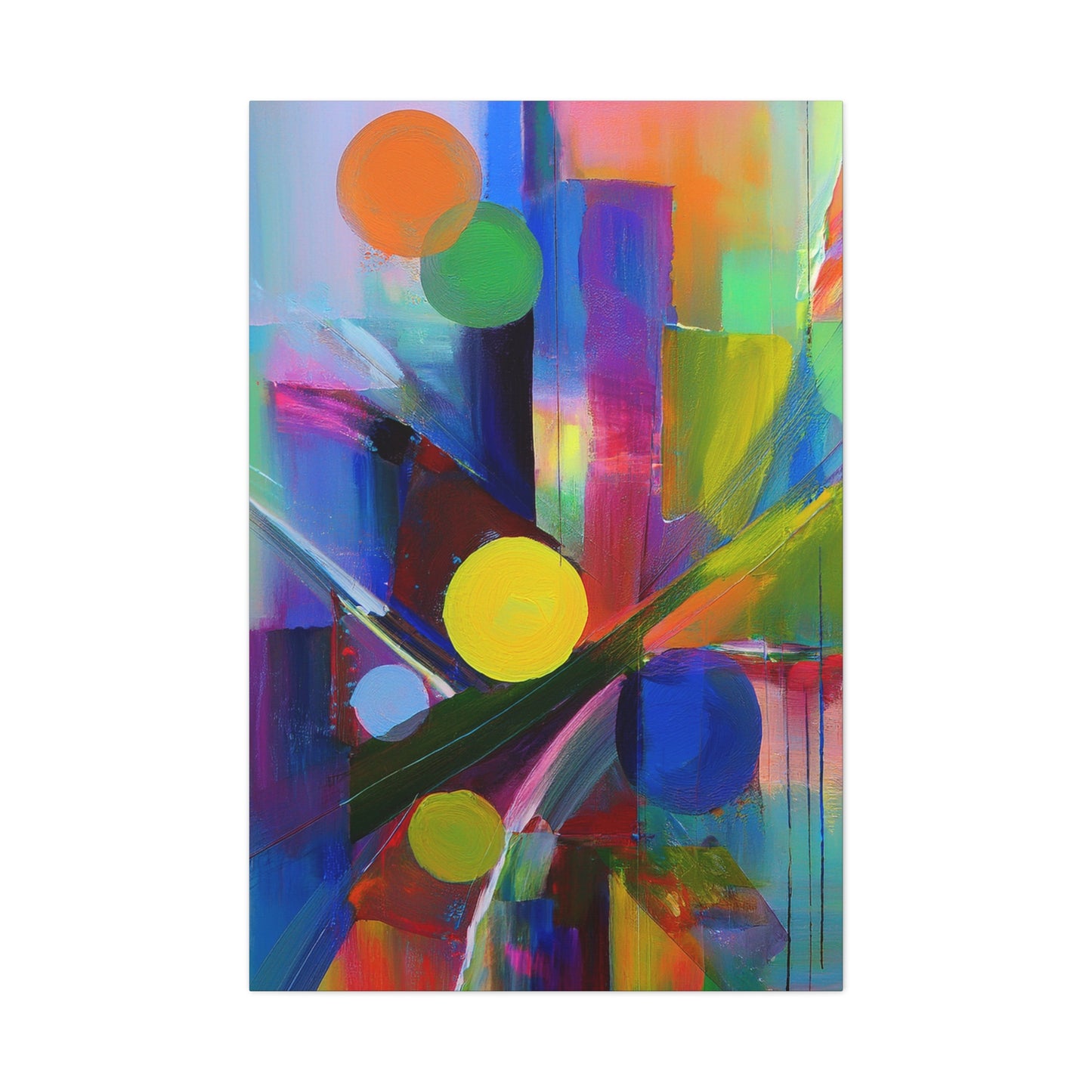 Abstract Painting Print Canvas 20x24,20x30,24x30, 24x32,24x36,30x40, 32x48,36x48,40x60 Pine-Wood Inner Frame ABS-11