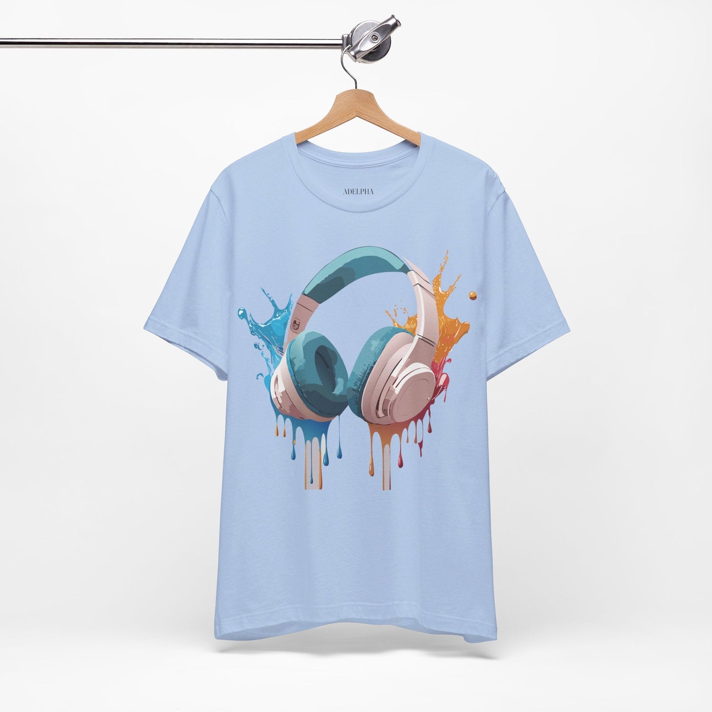 Music Graphic T Shirt Unisex Jersey Short Sleeve With Vintage Inspired Artwork Adelpha