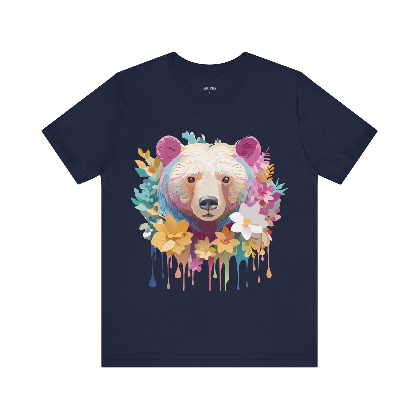 Bear Graphic Tee Unisex Vintage Inspired Artwork Adelpha Premium Collection