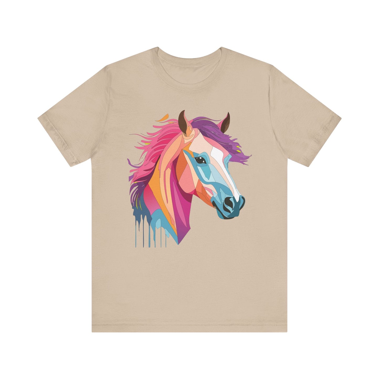 Unisex Animal Shirt Art Design Short Sleeve With Wild Animals Graphic Print Comfort Tee