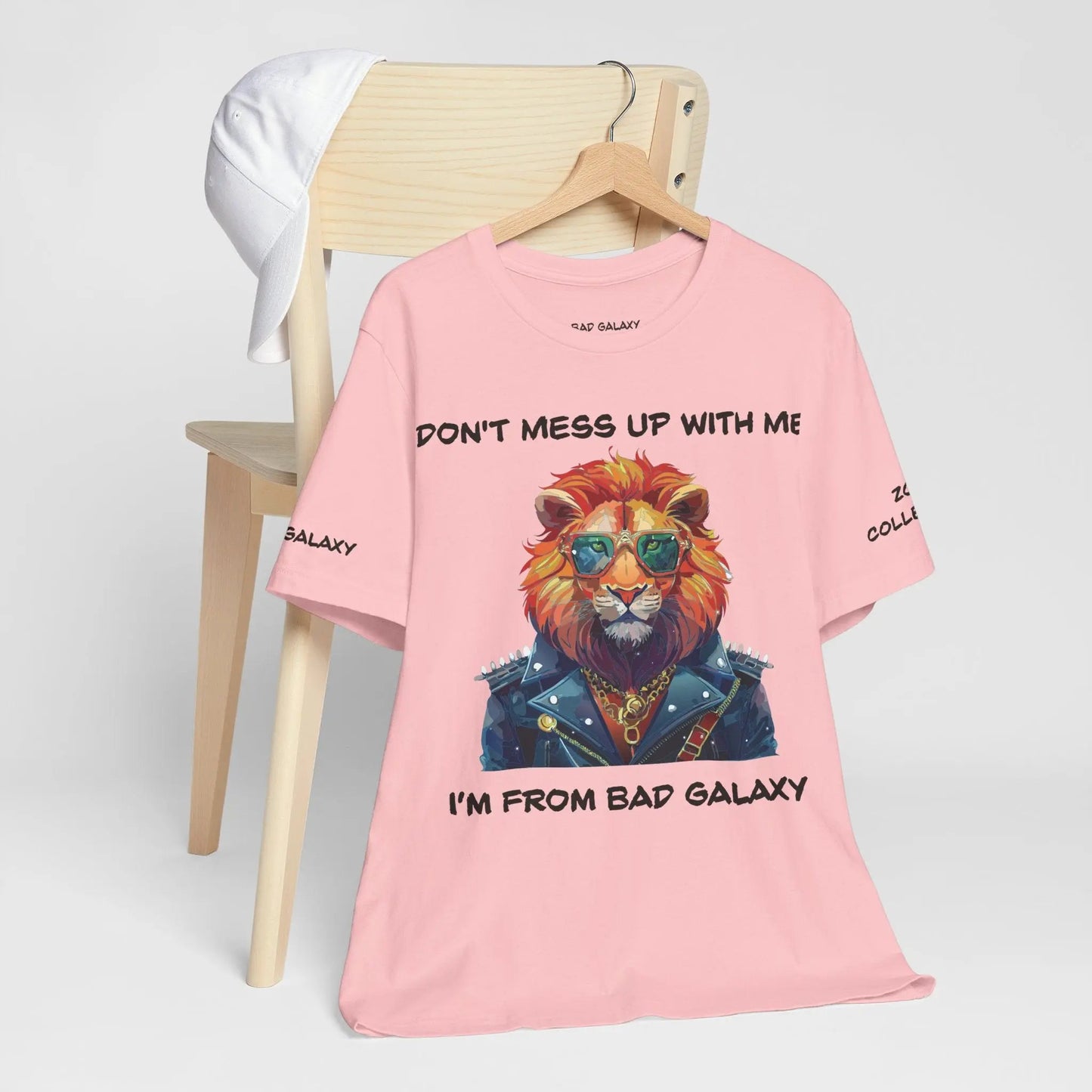 Bad Galaxy Animal T Shirt Made To Order 100 Percent Cotton Tee With Eco Friendly Inks Designed In US