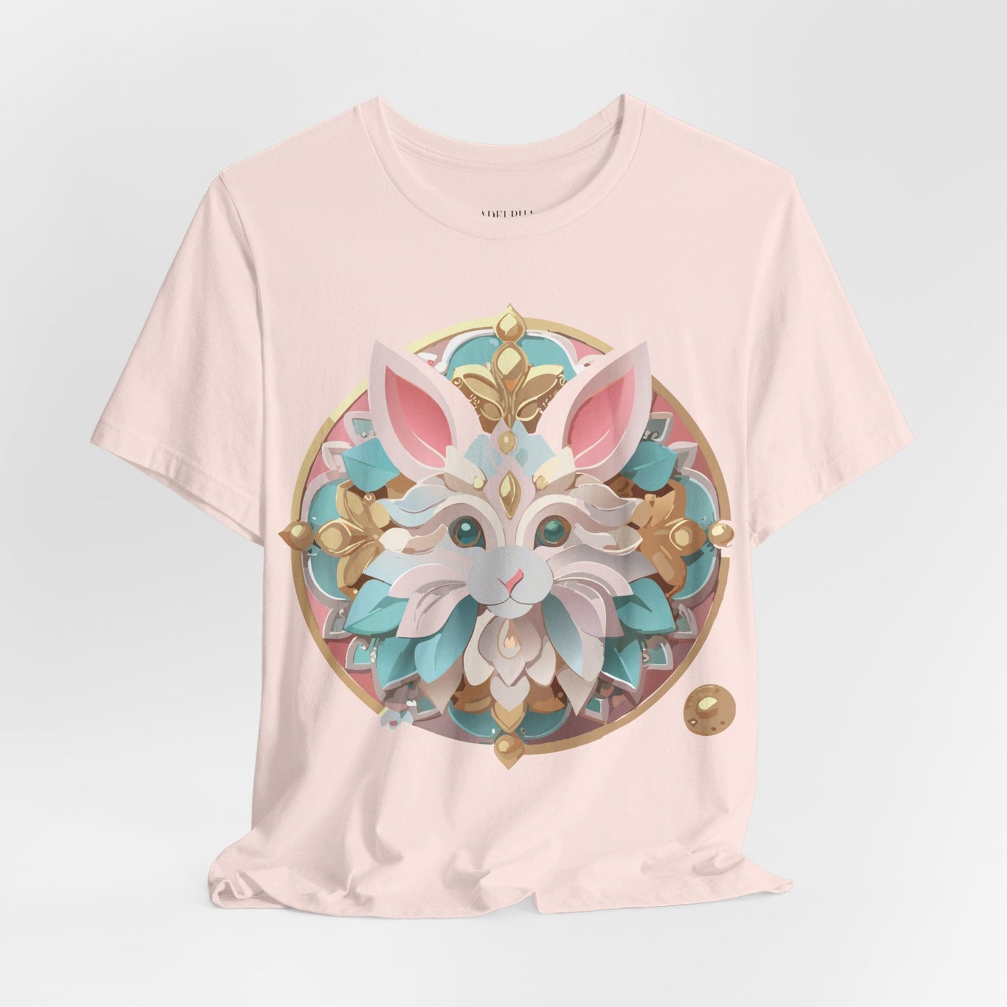 Medallion Graphic Unisex 100 Cotton Vintage Animal Medal Artwork Tee 88