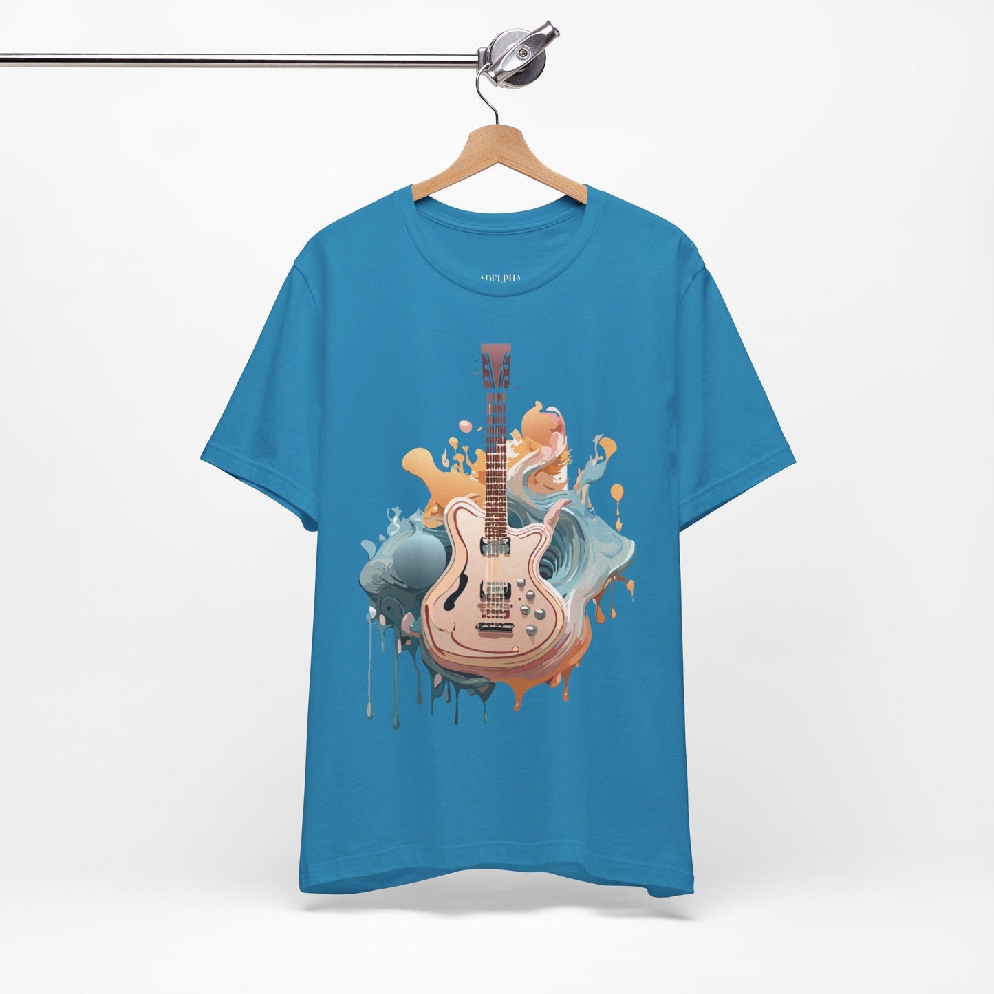 Adelpha Vintage Inspired Graphic Tee Unisex Jersey Short Sleeve Music Design Collectible