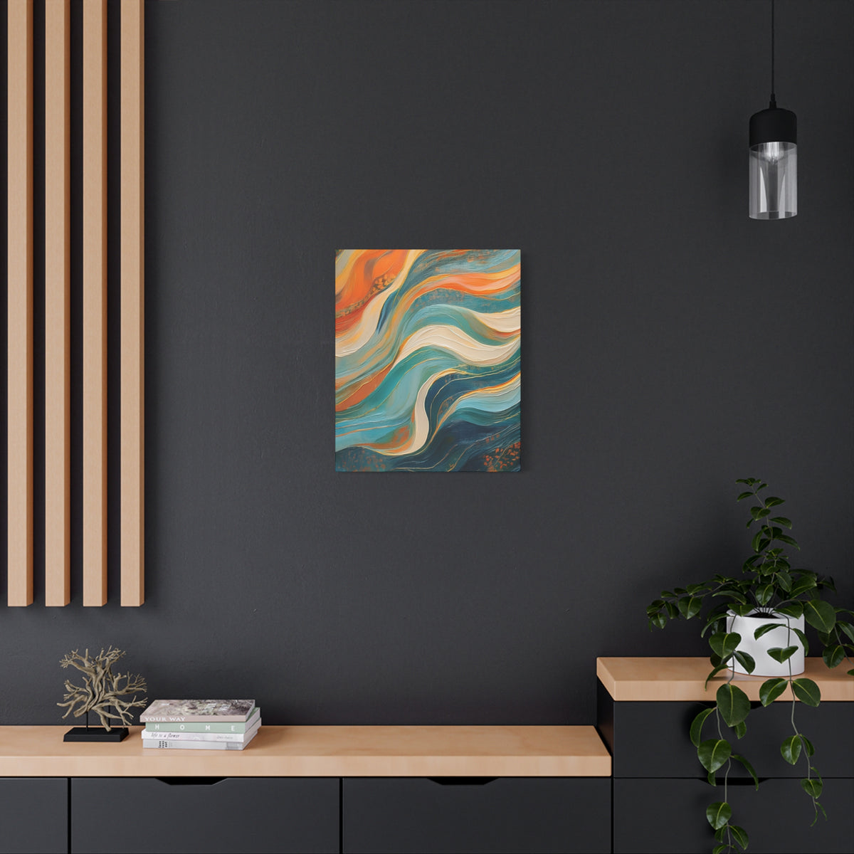 Abstract Oil Painting Print Canvas 20x24,20x30,24x30 24x32,24x36,30x40 32x48,36x48,40x60 Pine-Wood Inner Frame ABS-98