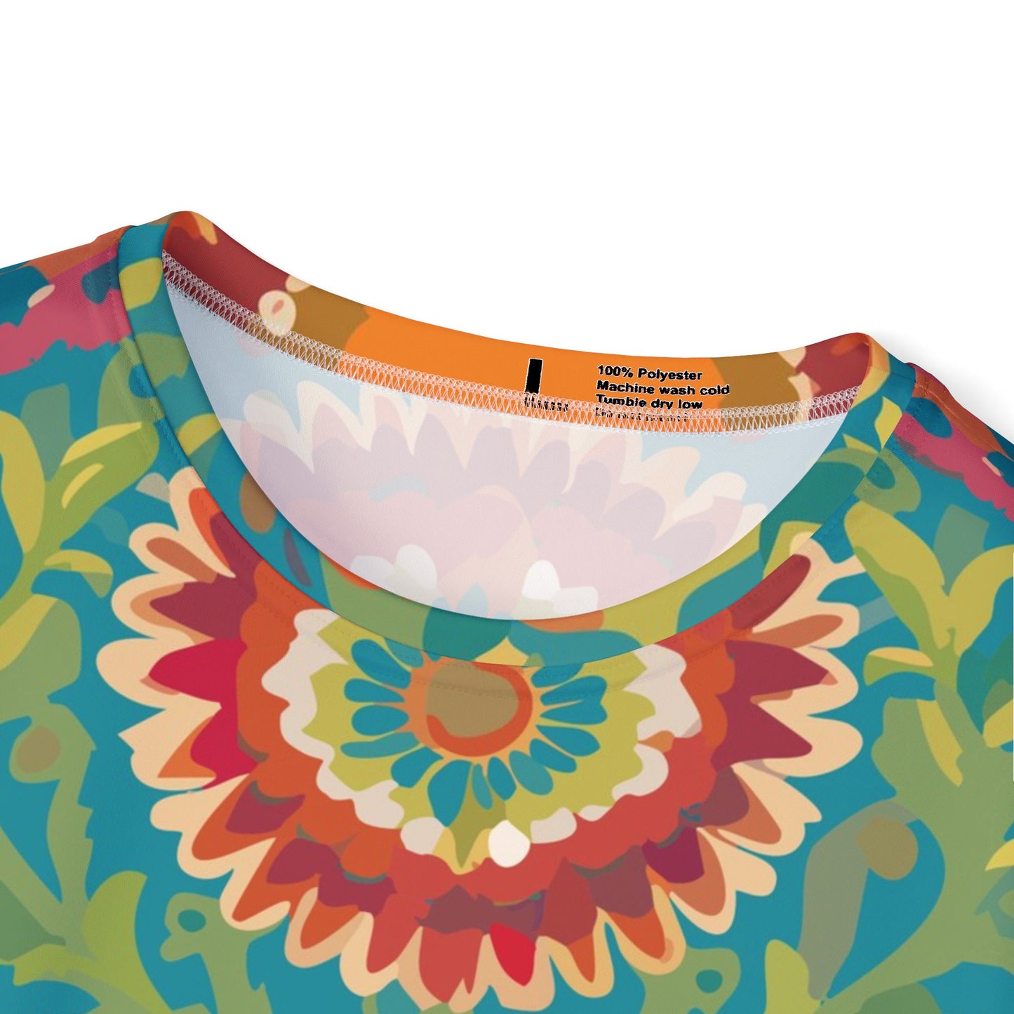 男女通用抽象圖案襯衫，抽像印花襯衫