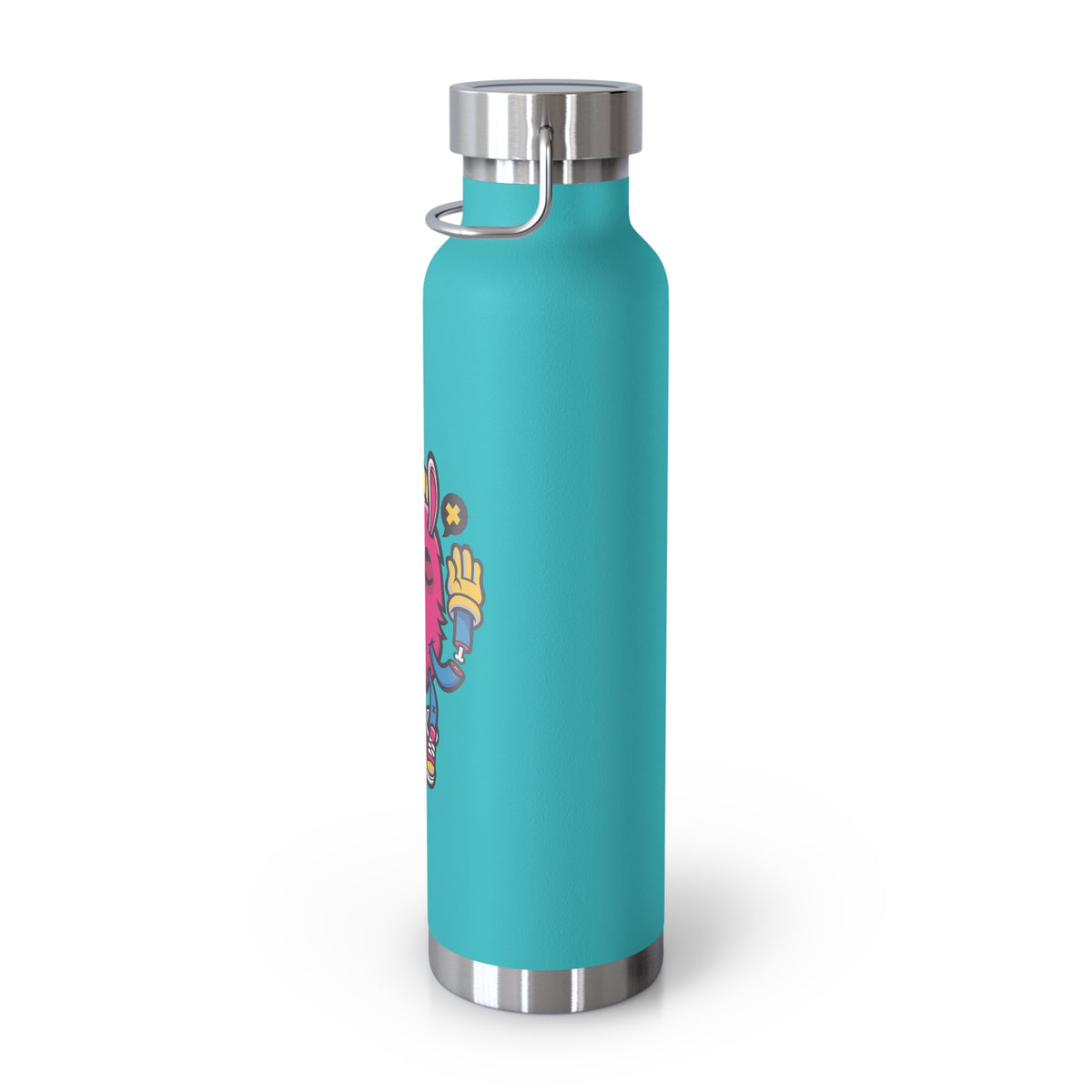 22oz Copper Insulated Water Bottle with Cartoon Design - CV65