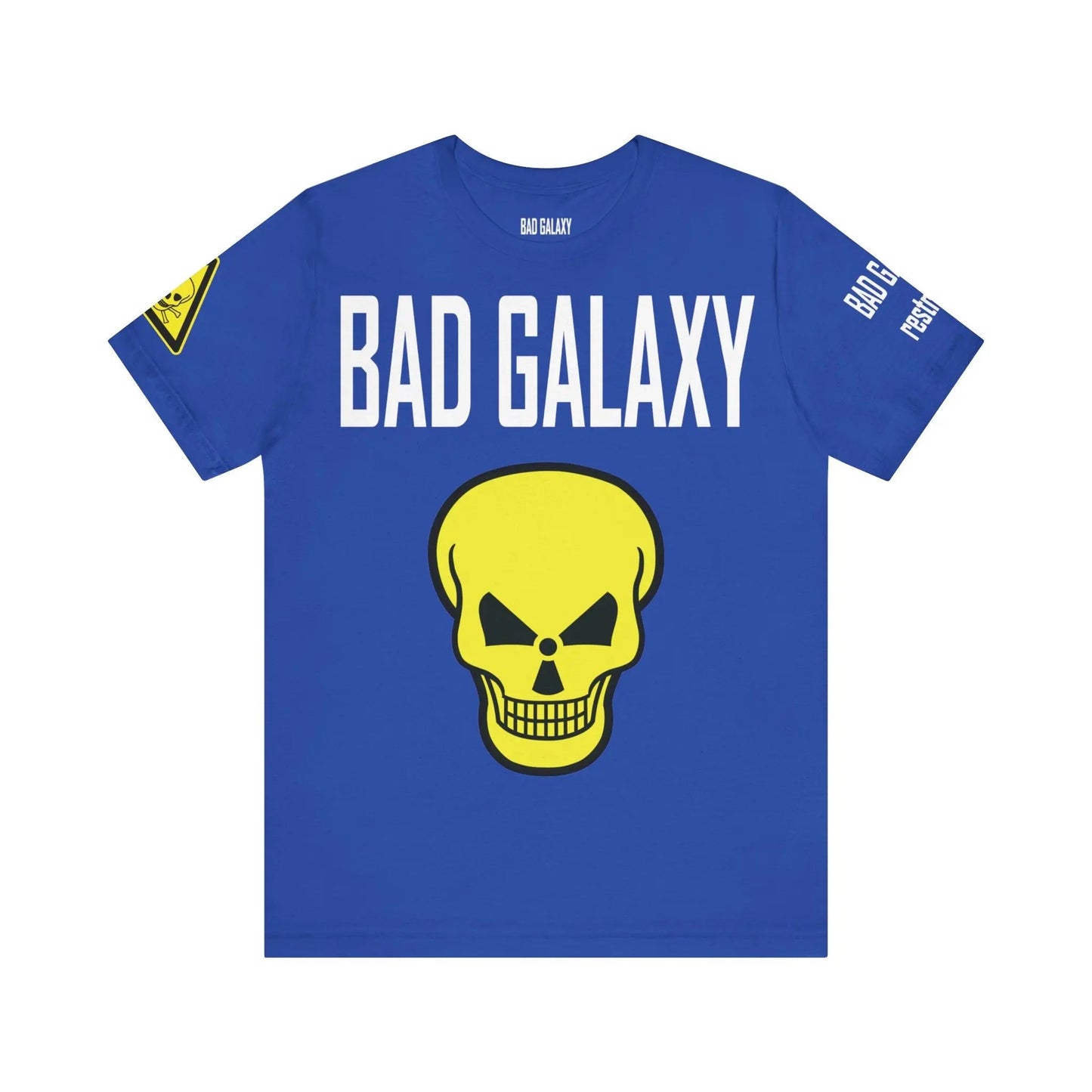 Bad Galaxy Skull T Shirt Made To Order 100 Percent Cotton Eco Friendly Inks USA Designed