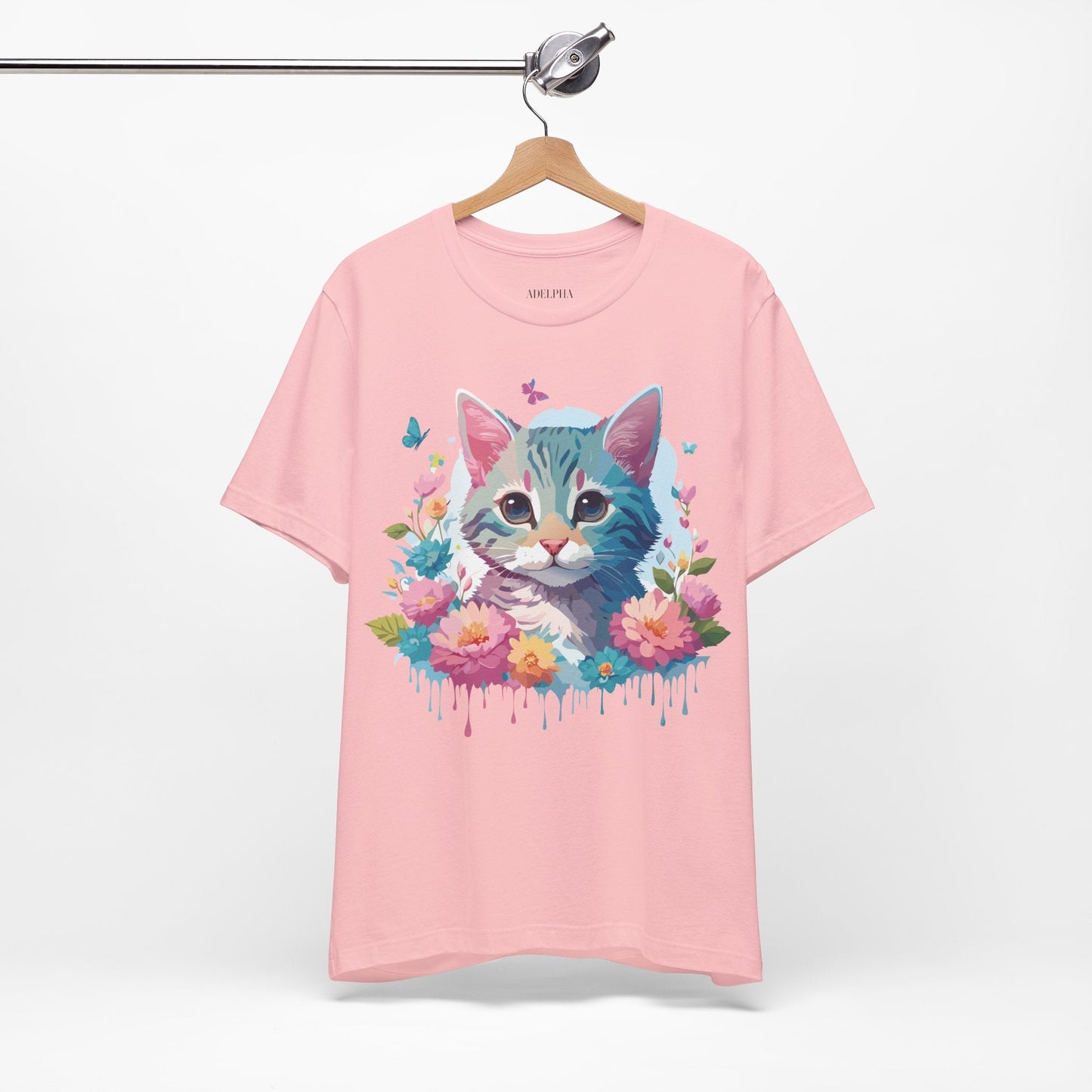 Cat Graphic Tee Unisex Jersey Short Sleeve Shirt Adelpha Art Design
