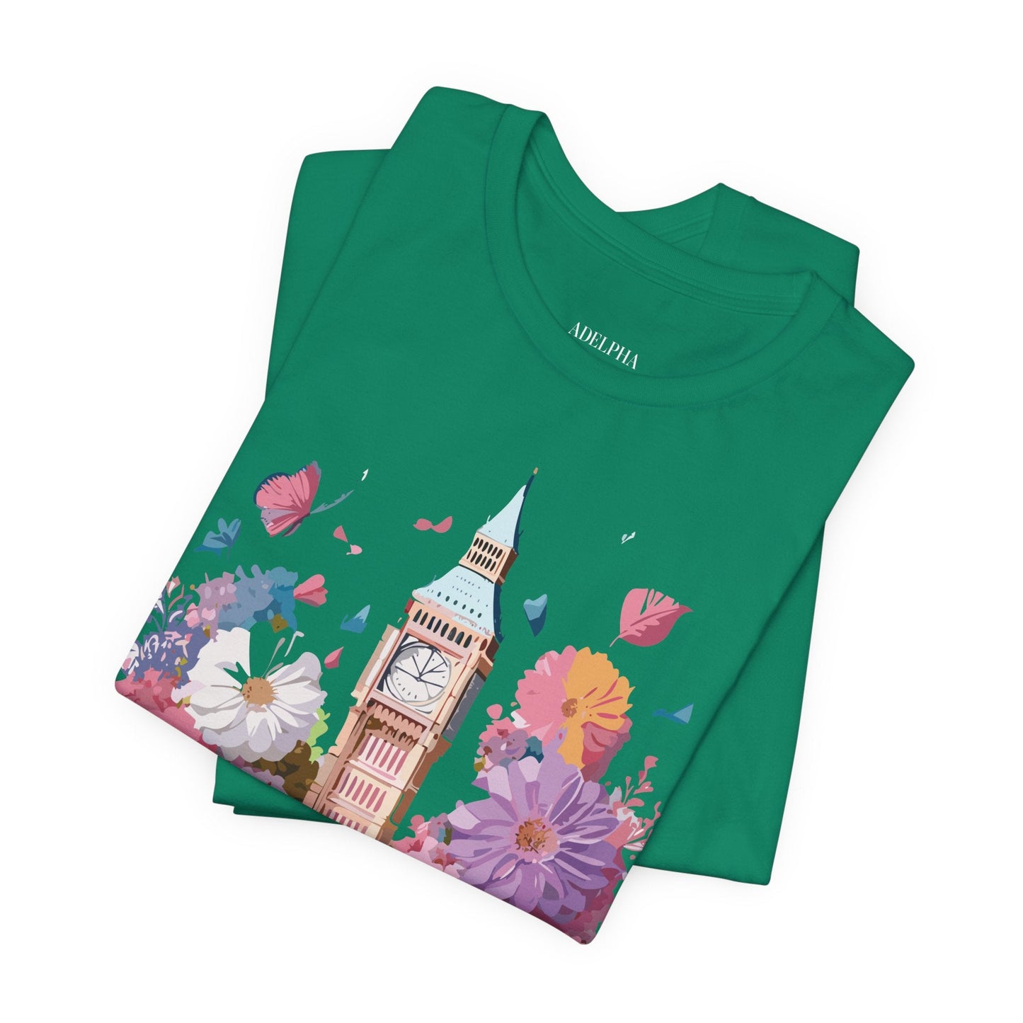 London Tourist Unisex Graphic Tee Vintage Inspired Art Jersey Short Sleeve