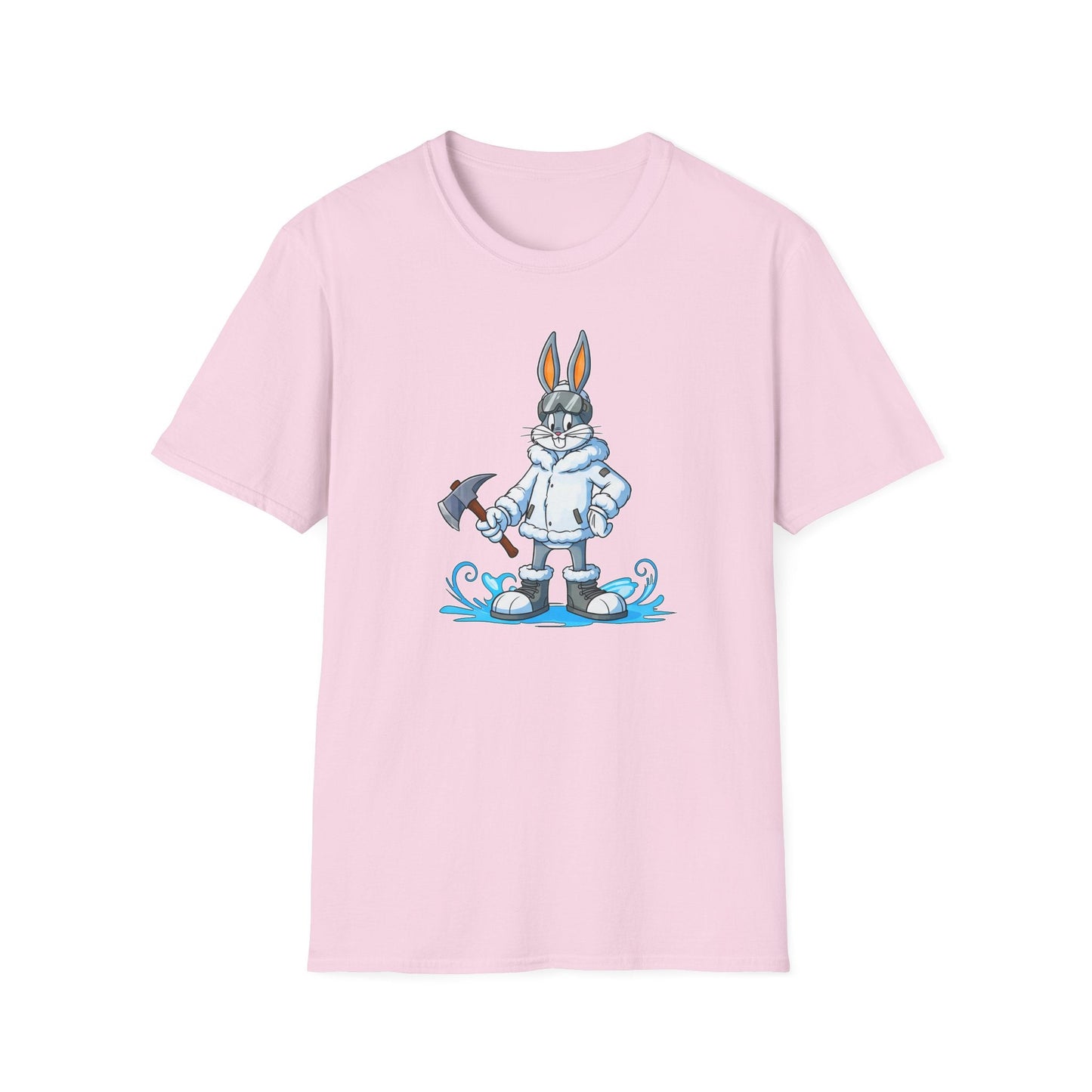 Bugs Bunny T Shirt Unisex Cartoon Animation Graphic Tee Softstyle Short Sleeve By Gildan 64000