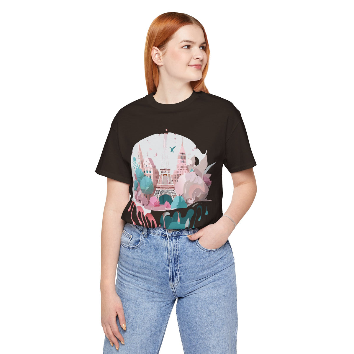Unisex Cotton Bella+Canvas Tee with Paris