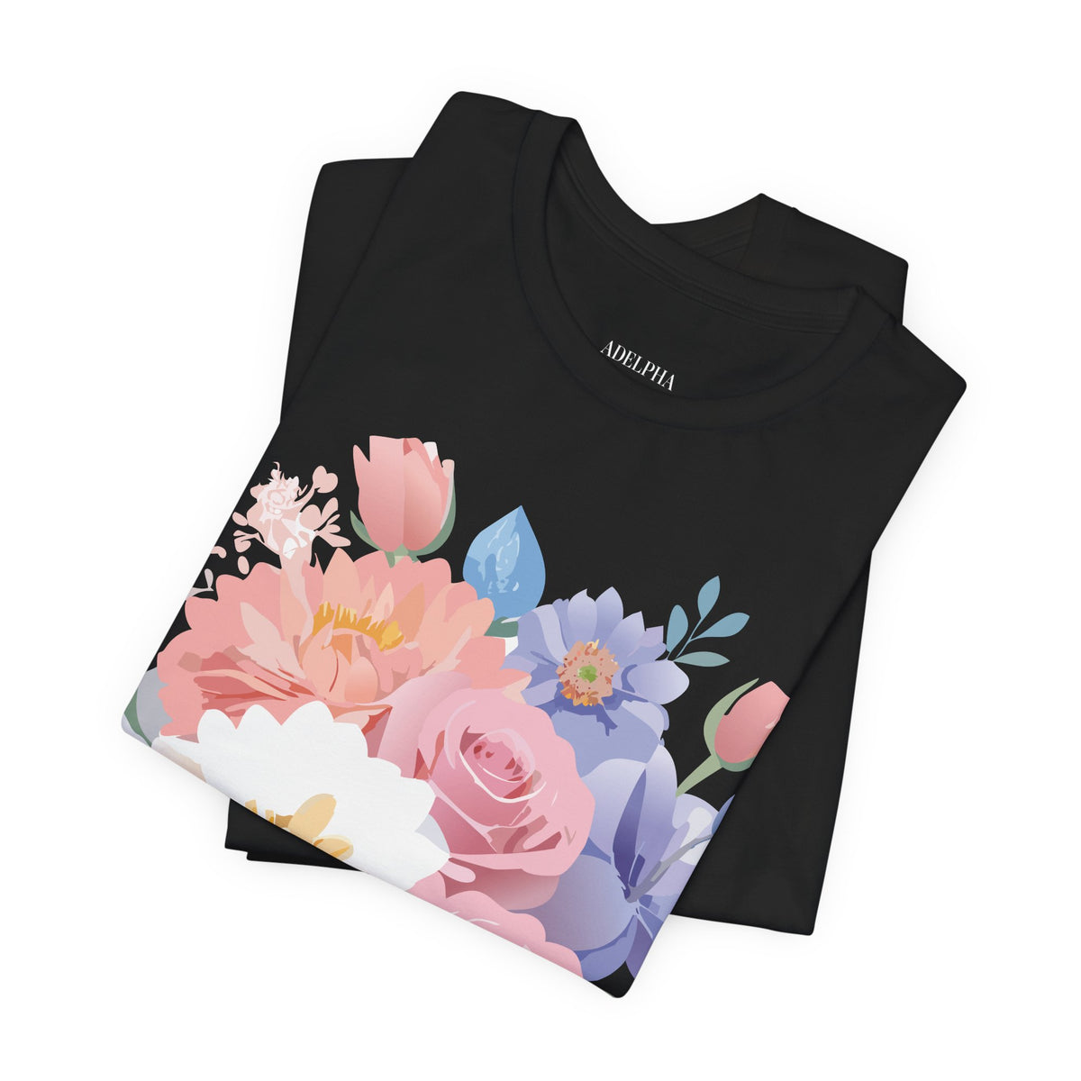 Floral Graphic Tee Shirt - Bella+Canvas Unisex 100 Cotton 29