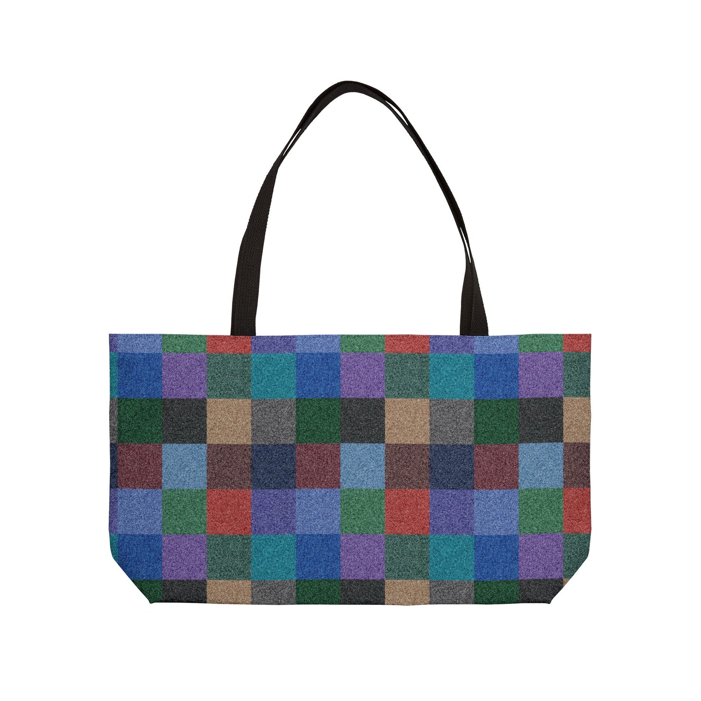 Denim Print Yoga Bag High-Quality 100% Spun Polyester 24x13 Canvas Gym Bag 20