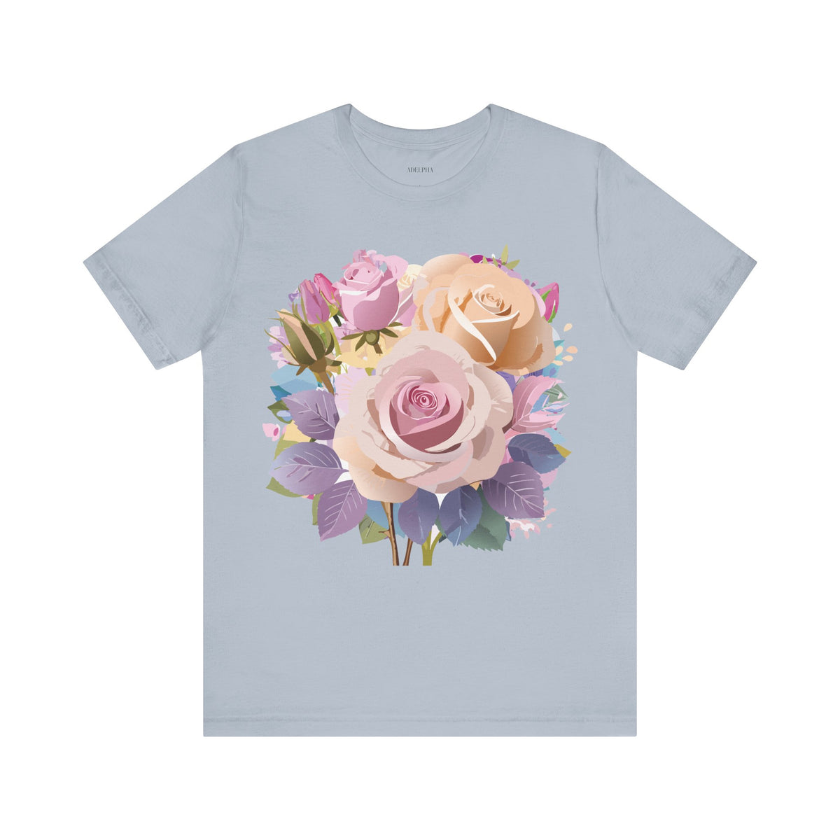 Floral Graphic Tee Shirt - Bella+Canvas Unisex 100 Cotton 28