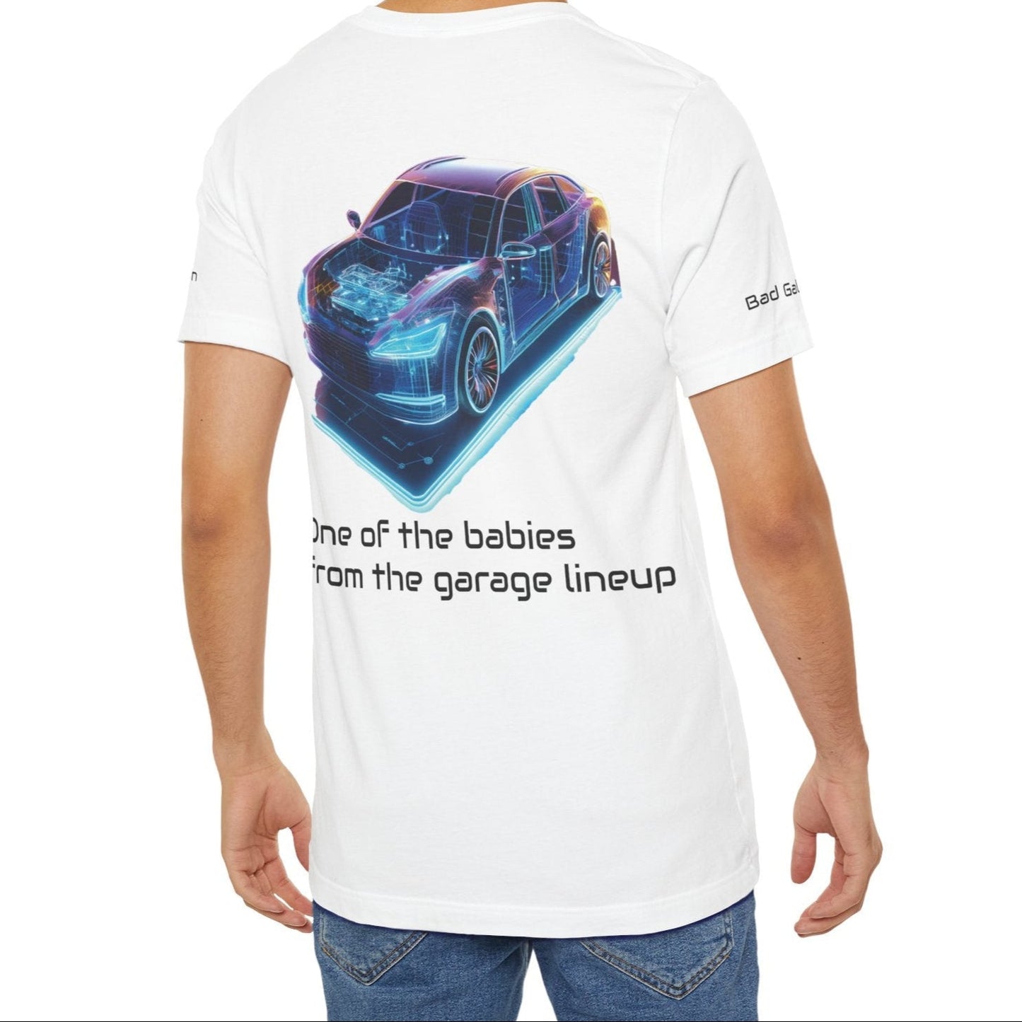 Car Graphic Tee Shirt For Car Lovers Cotton Lightweight Tee Made In Usa Eco Friendly Inks