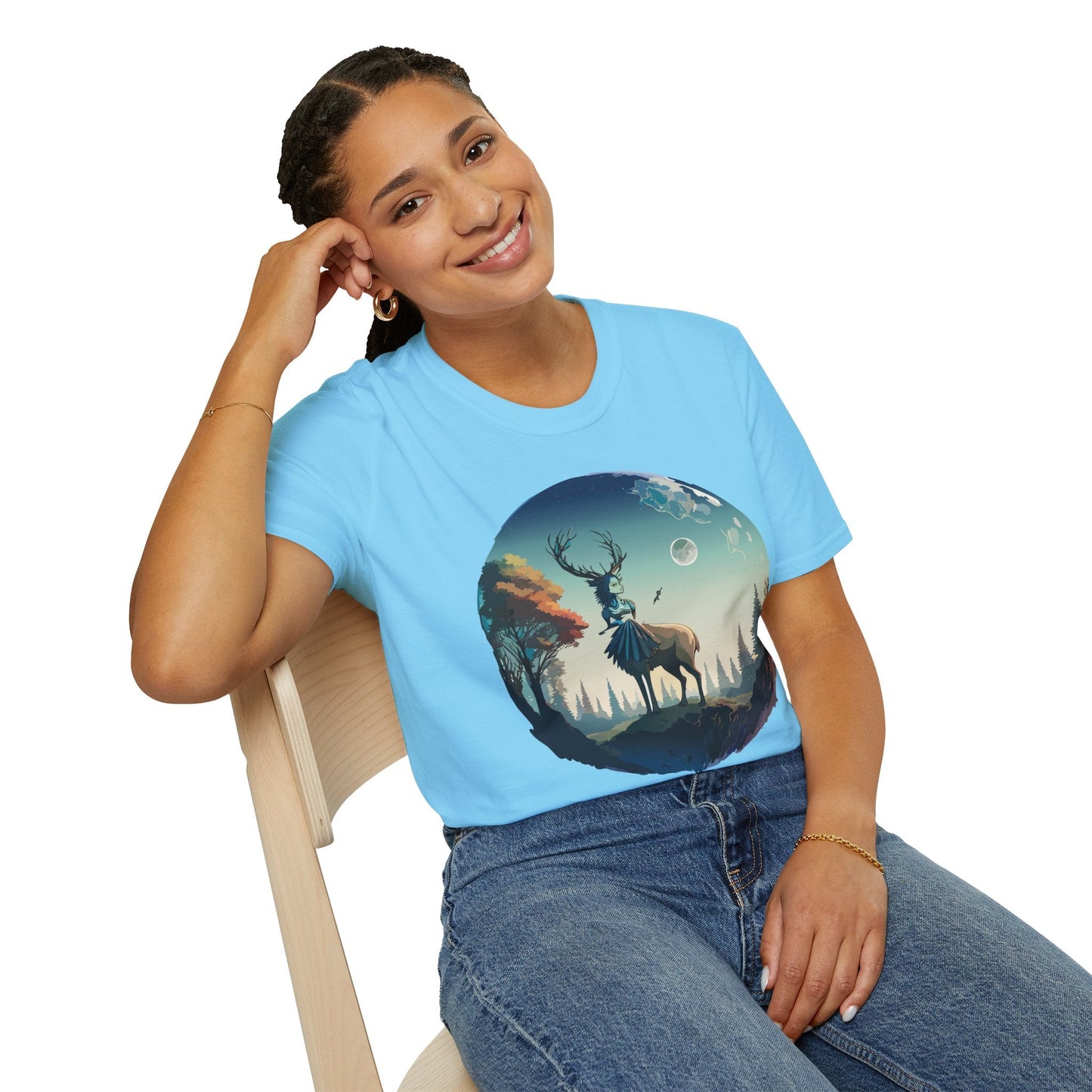 Womens Graphic T Shirts Art Design Tee Gildan Softstyle 64000 100 Percent Ring Spun Cotton Unisex