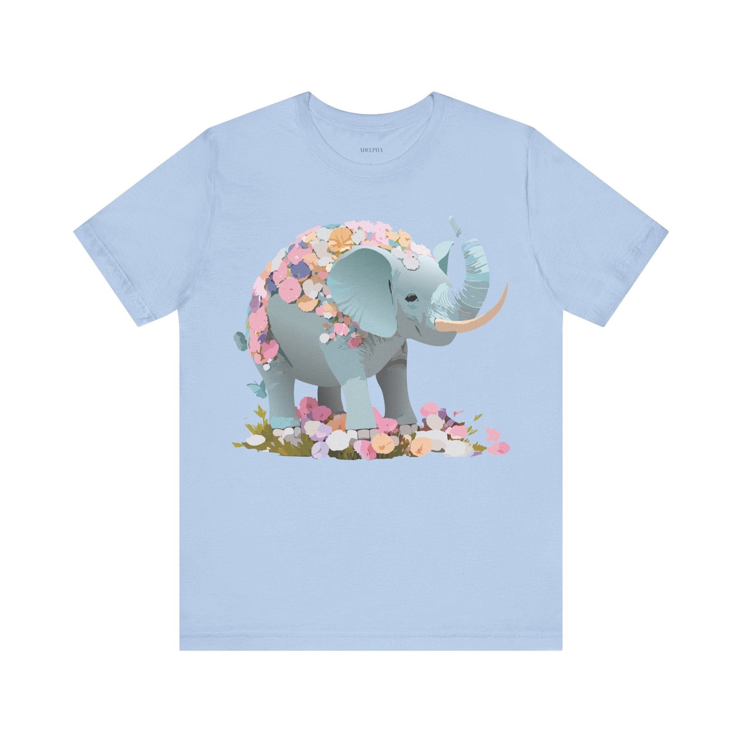 Elephant Graphic T Shirt From Adelpha Unisex Jersey Short Sleeve Vintage Inspired Art Design Tee