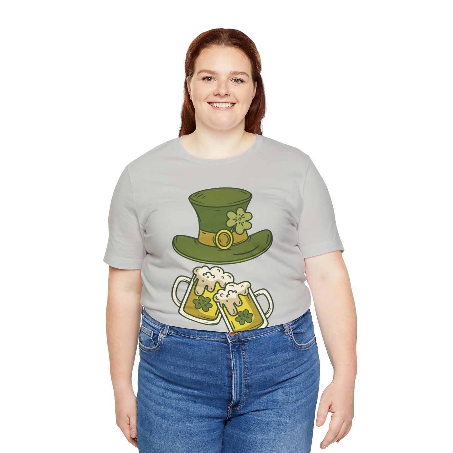 Unisex Cotton Tee Shirt with Lucky Prints