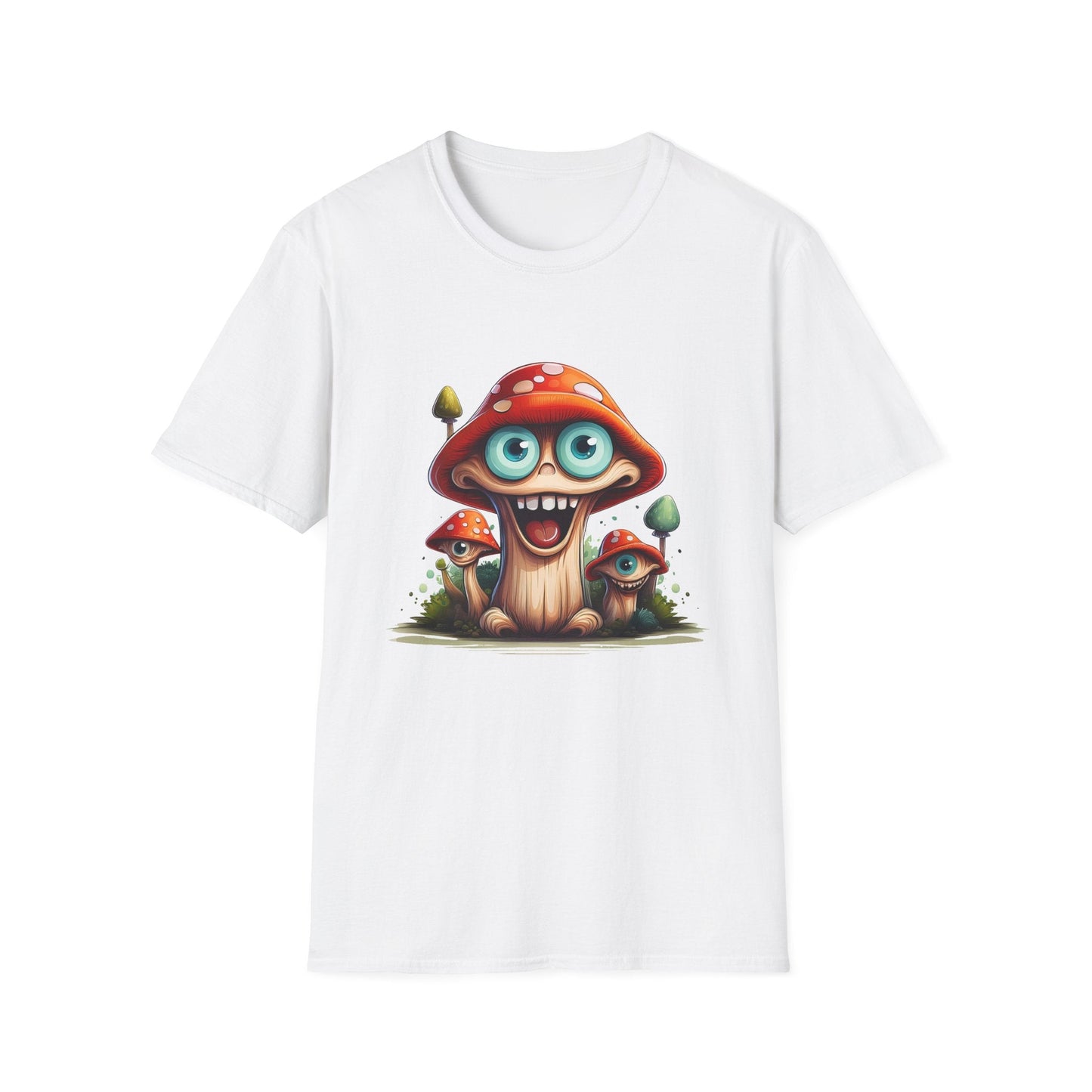 Mashroom Tee Shirt Unisex Funny Mushroom Design Softstyle Tee One Hundred Percent Ring Spun Cotton