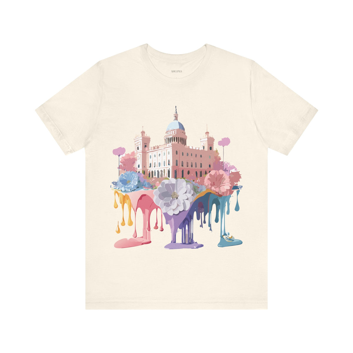 Graphic Unisex Cotton Bella+Canvas Tee Shirt with Madrid
