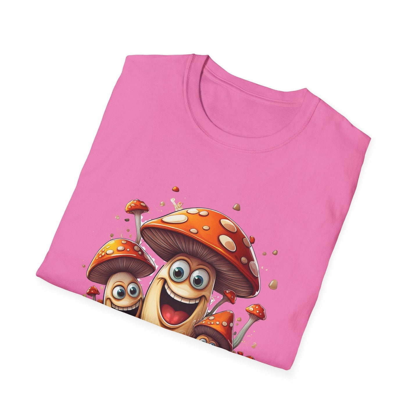Mashroom Tee Shirt Unisex Funny Mashroom Design Softstyle 100 Percent Cotton Gildan