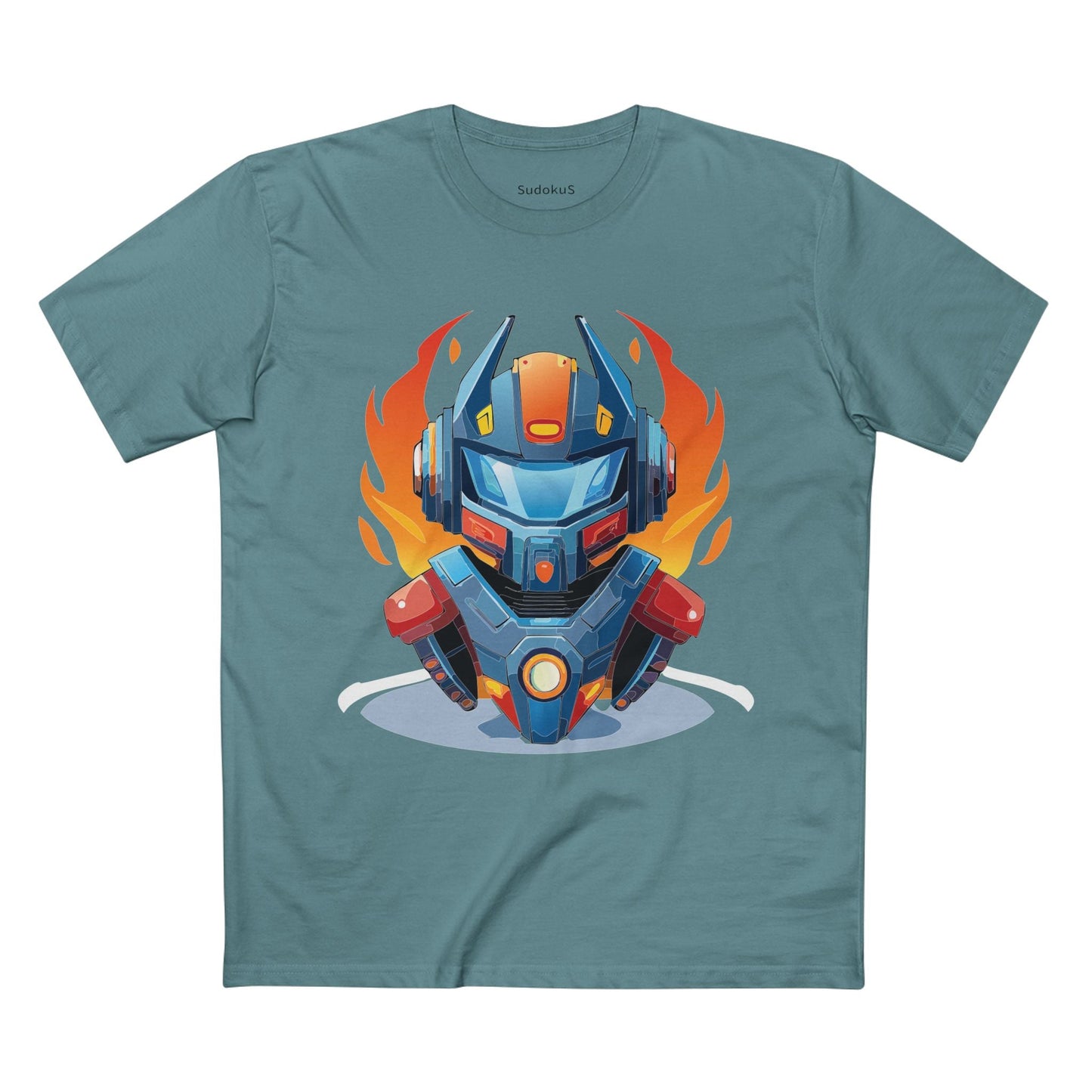 Cyborg Robot Graphic Unisex 100 Cotton Staple Tee 6