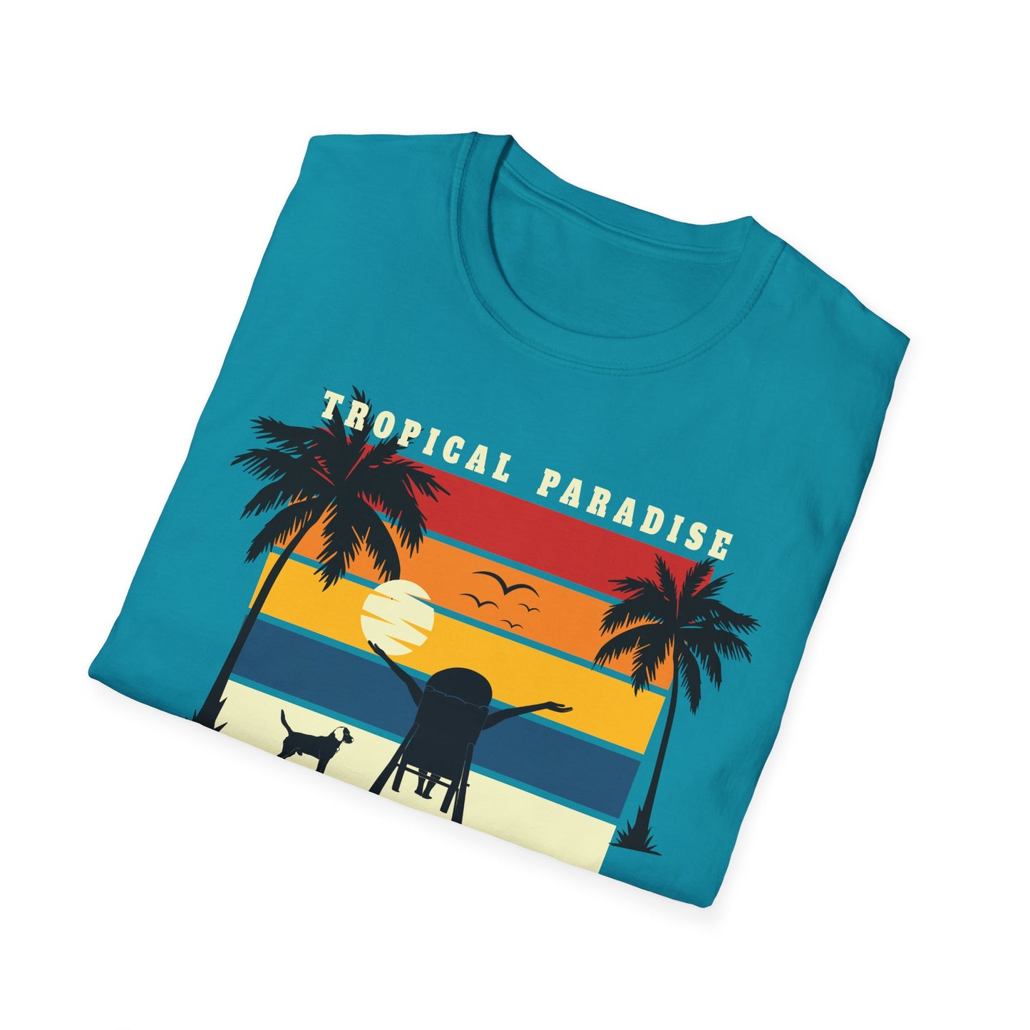 Summer T-Shirt, Summer Design Shirts, Art Tee Shirt with Summer Design - 3