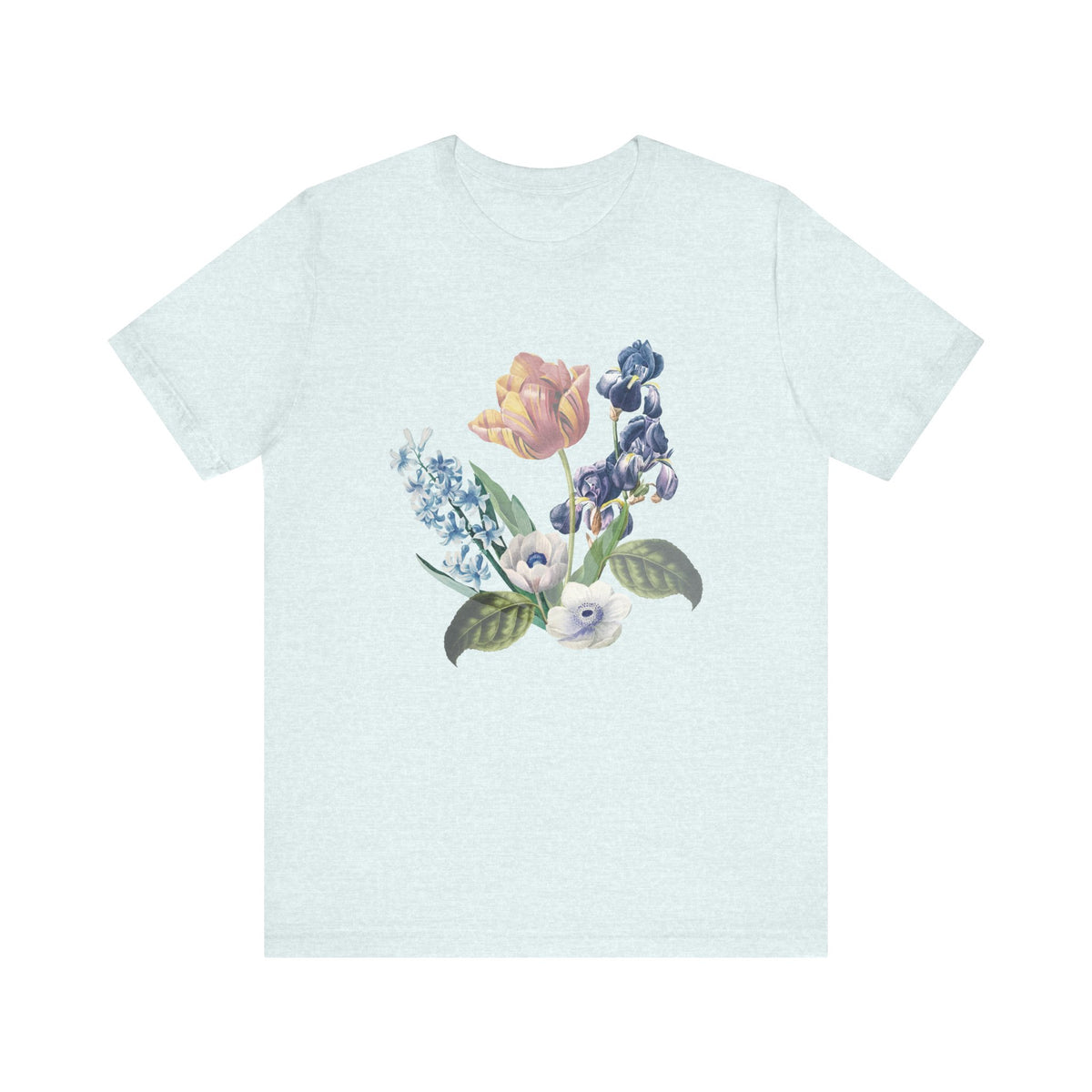Floral Graphic Tee Shirt - Bella+Canvas Unisex 100 Cotton 52