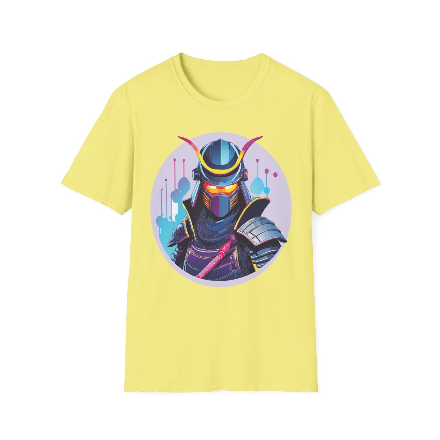 Unisex Samurai Shirt Gildan Softstyle Tee Hundred Percent Ring Spun Cotton Comfort