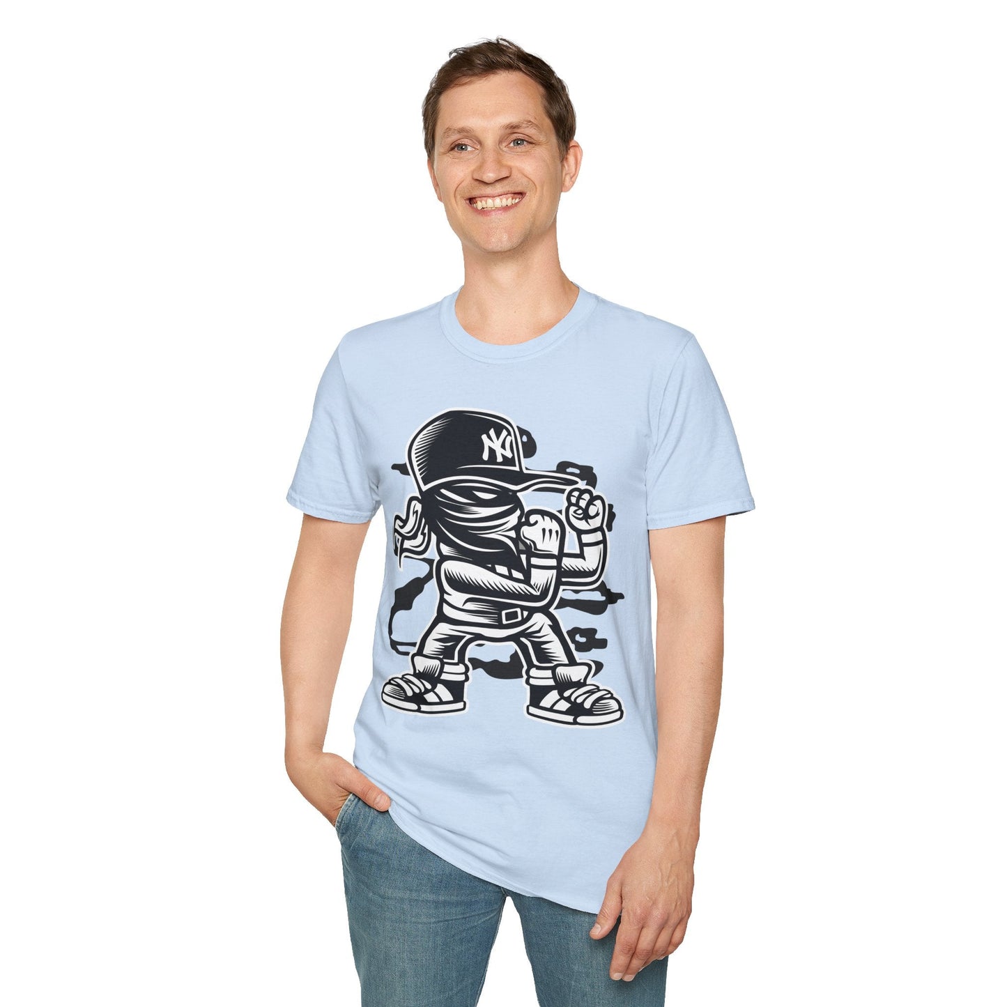Cartoon T Shirt Animation T Shirt Funny Tee Shirt Unisex Softstyle Cotton Tee Gildan 64000