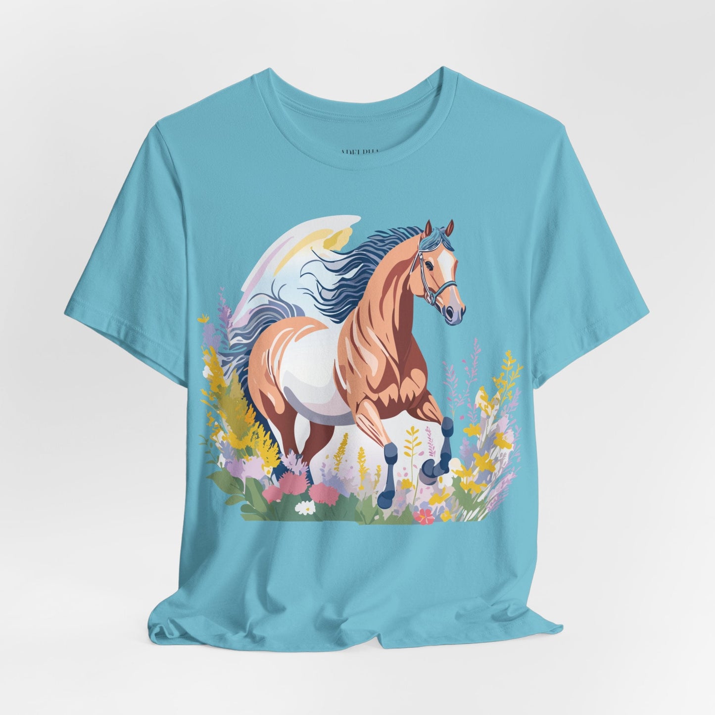 Horse Graphic Unisex 100 Cotton Vintage Animal Art T-Shirt 5