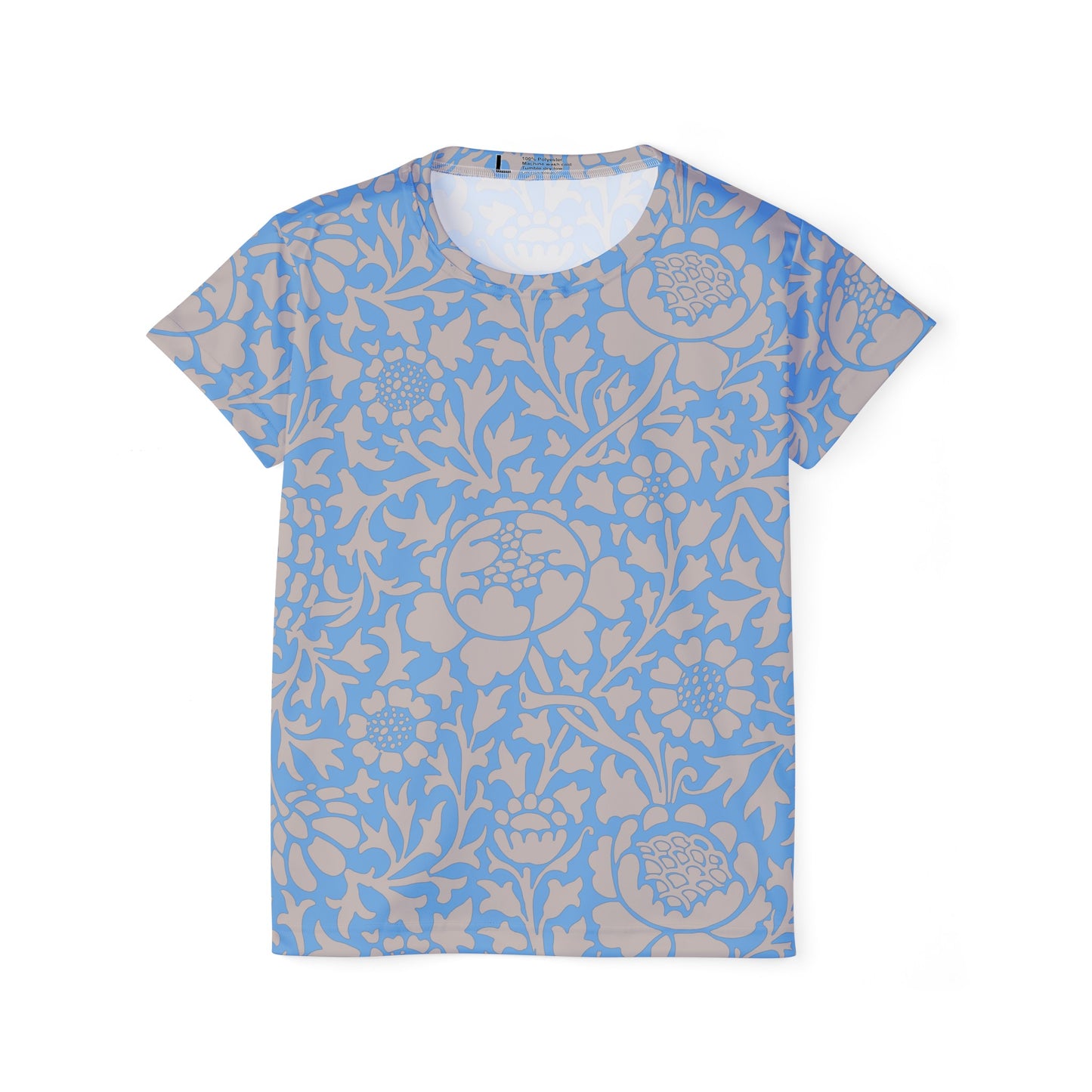 Poly Jersey Tee Shirt with floral prints