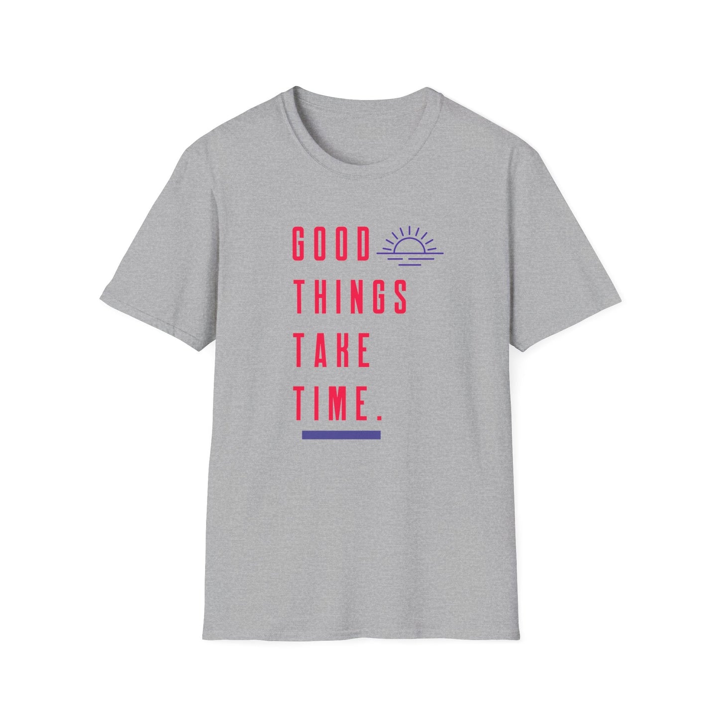 Positive Slogan T Shirt Unisex Gildan Softstyle 64000 Ring Spun Cotton Tee With Positive Words