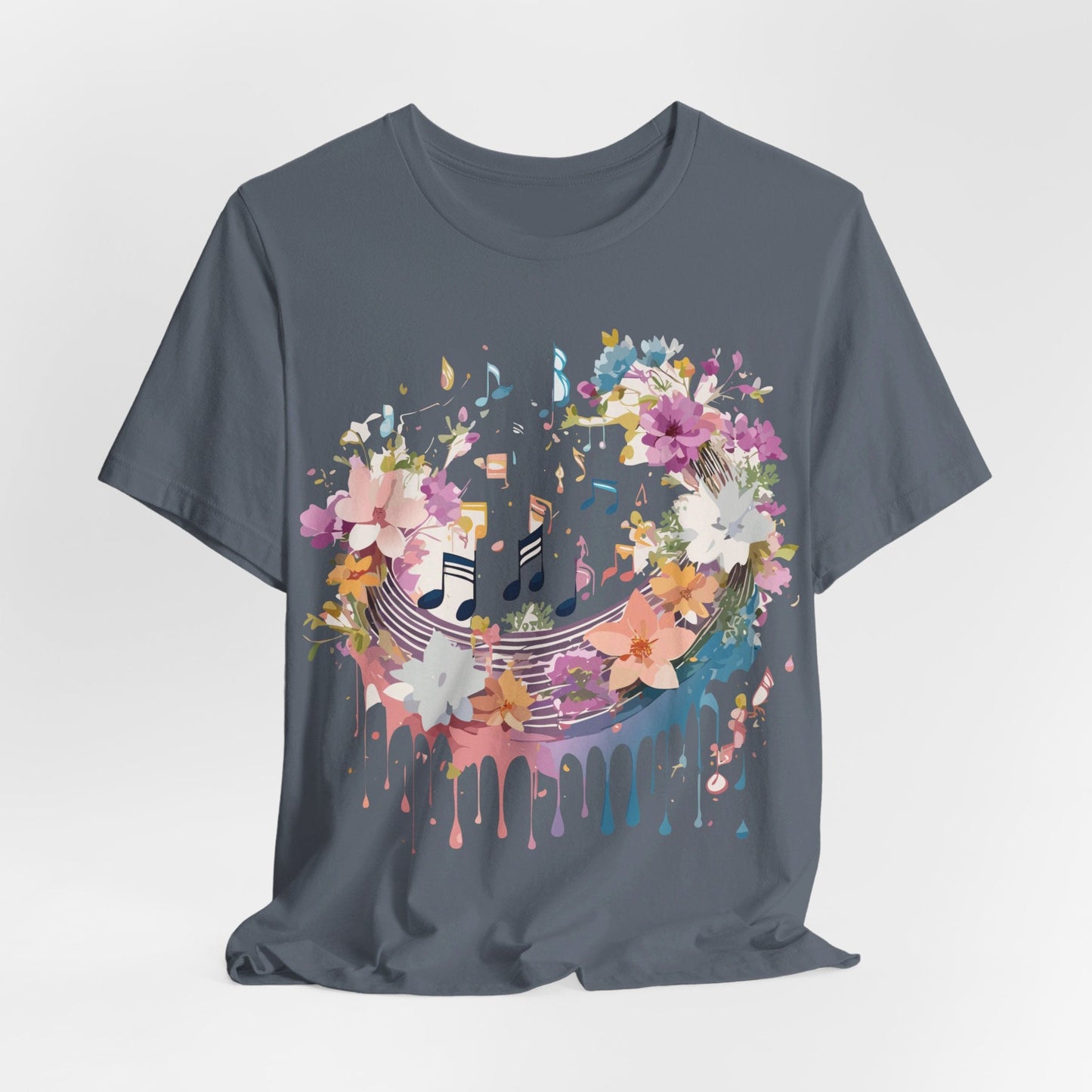 Adelpha Music T Shirt Unisex Graphic Tee With Vintage Inspired Artwork Short Sleeve