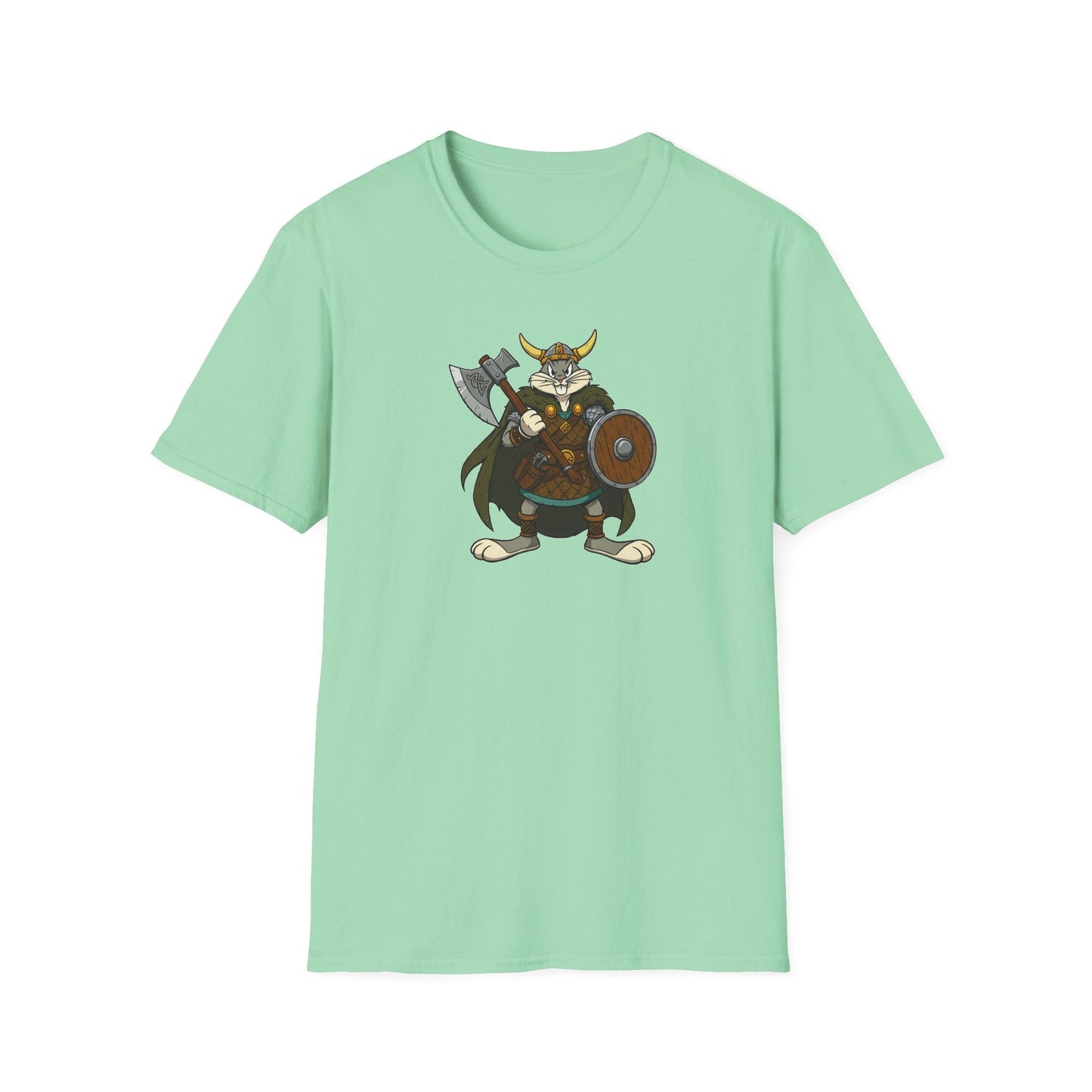 Bugs Bunny T Shirt Cartoon Design Unisex Graphic Tee Gildan Softstyle 64000 Animation Artwork