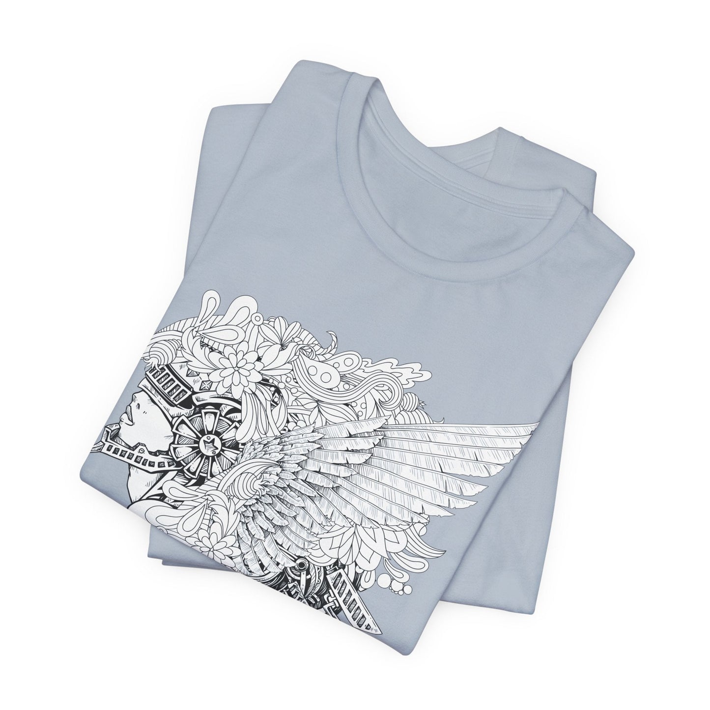 Eagle Illustration Graphic Unisex Cotton T-Shirt r26