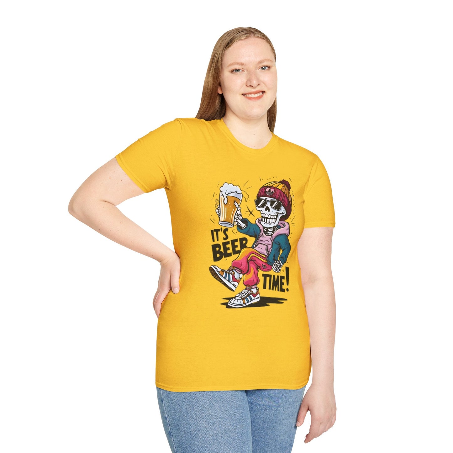 Gildan Softstyle 64000 Skull T Shirt Unisex Skeleton Graphic Tee Premium Comfort