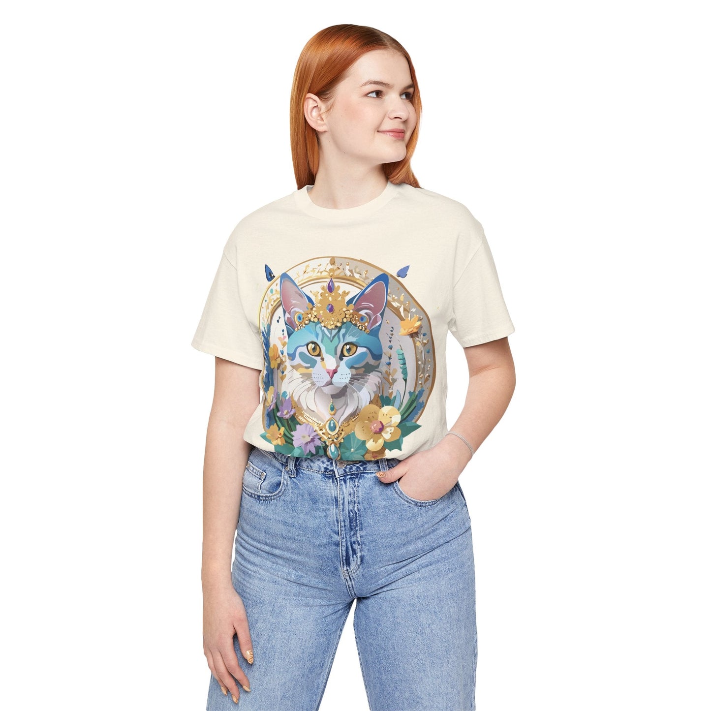 Unisex Graphic Tee With Adelpha Artwork Vintage Inspired Short Sleeve Jersey Shirt