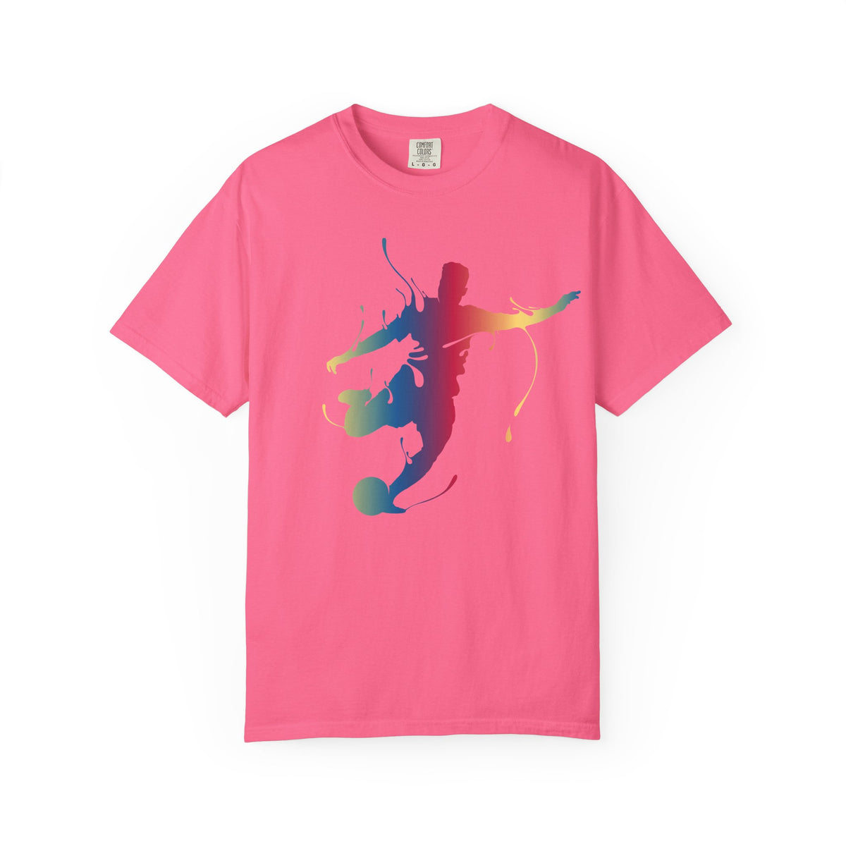 Camiseta unisex con diseño de arte deportivo.