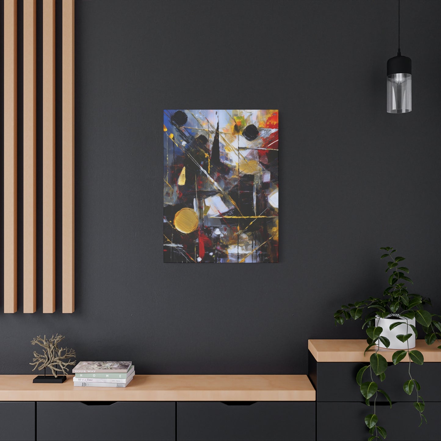 Abstract Oil Painting Print Canvas 20x24,20x30,24x30 24x32,24x36,30x40 32x48,36x48,40x60 Pine-Wood Inner Frame ABS-195