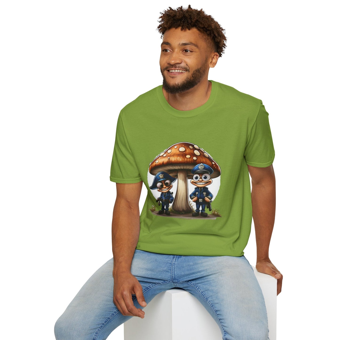 Mashroom Tee Shirt Unisex Funny Mashroom Design Shirt With Fungus Gildan Softstyle 64000